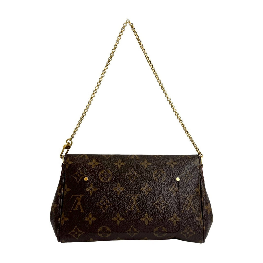Louis Vuitton Brown Leather Pvc Handbag Shoulder Bag