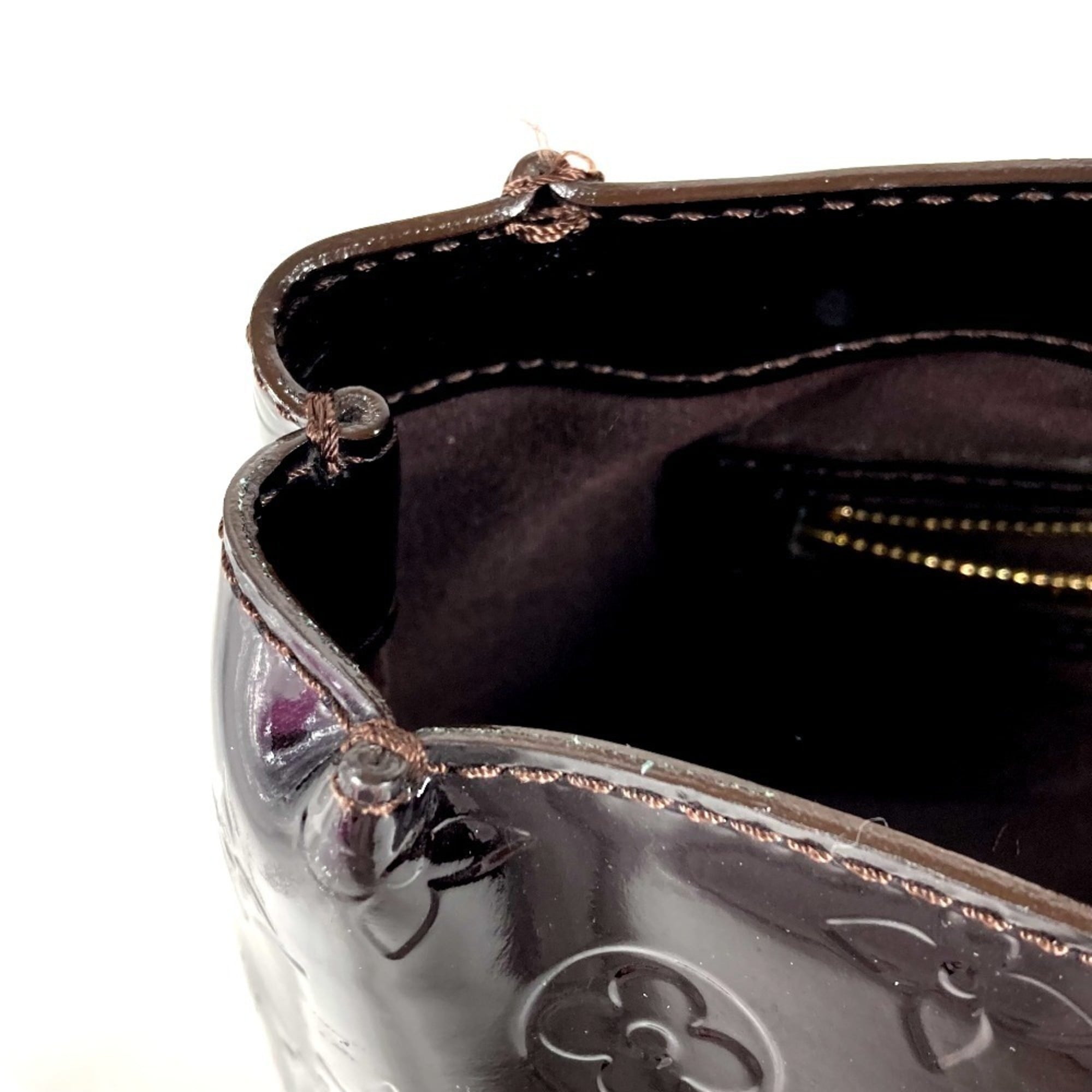 Louis Vuitton Amarante Purple Monogram Vernis Handbag Tote Bag