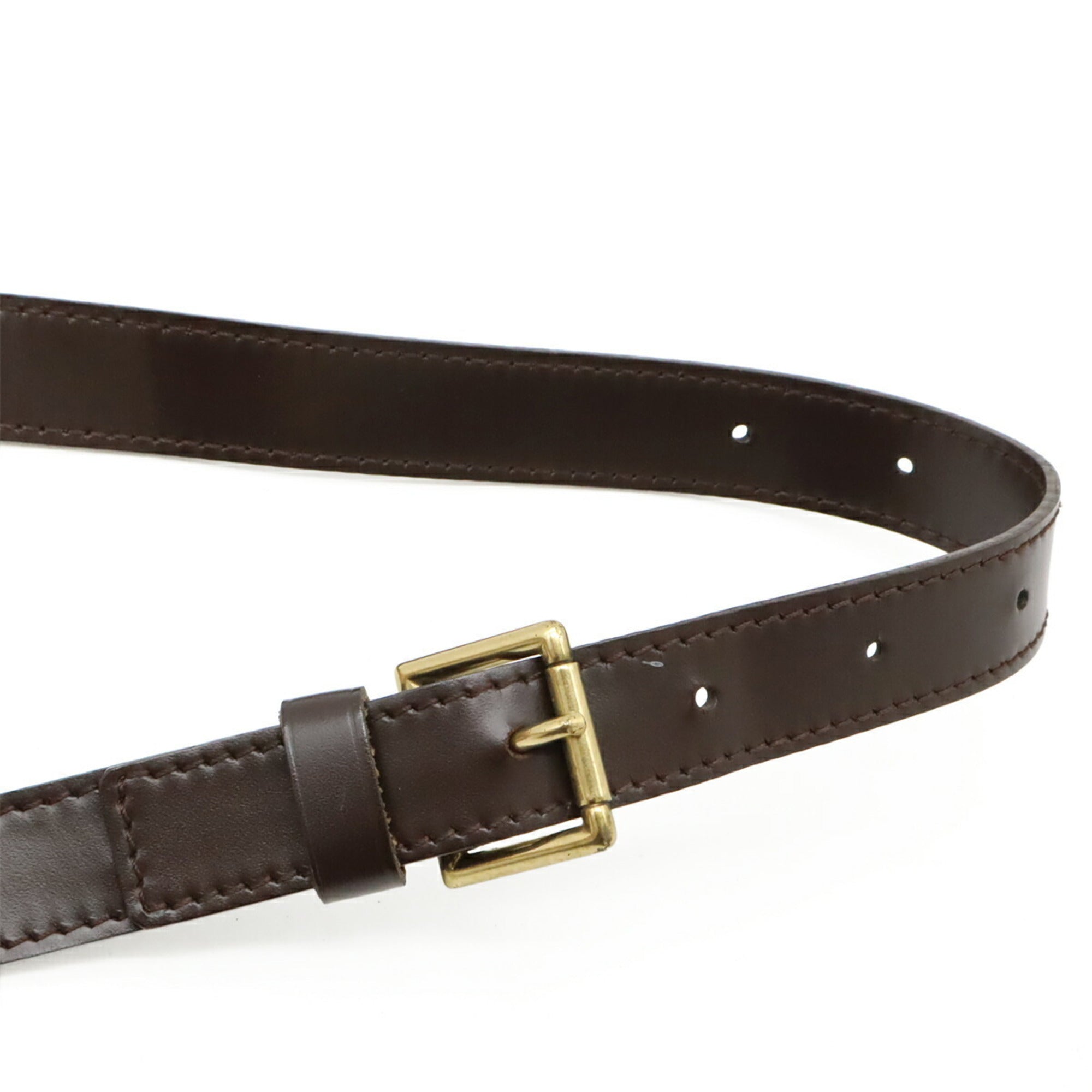 Louis Vuitton Brown Pvc Leather Shoulder Bag