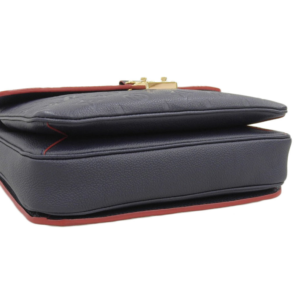 Louis Vuitton Marine Rouge Monogram Empreinte Handbag Pochette