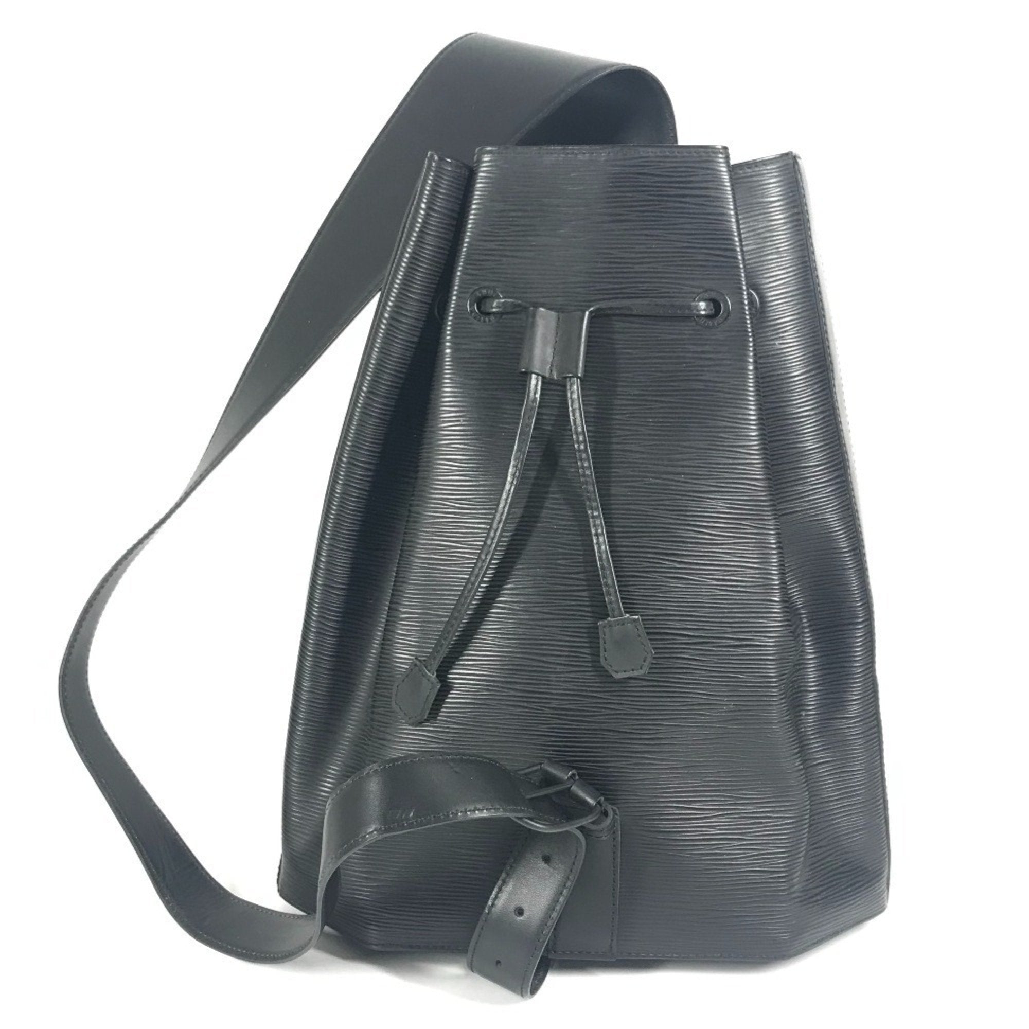 Louis Vuitton Black Noir Epi Leather Shoulder Bag