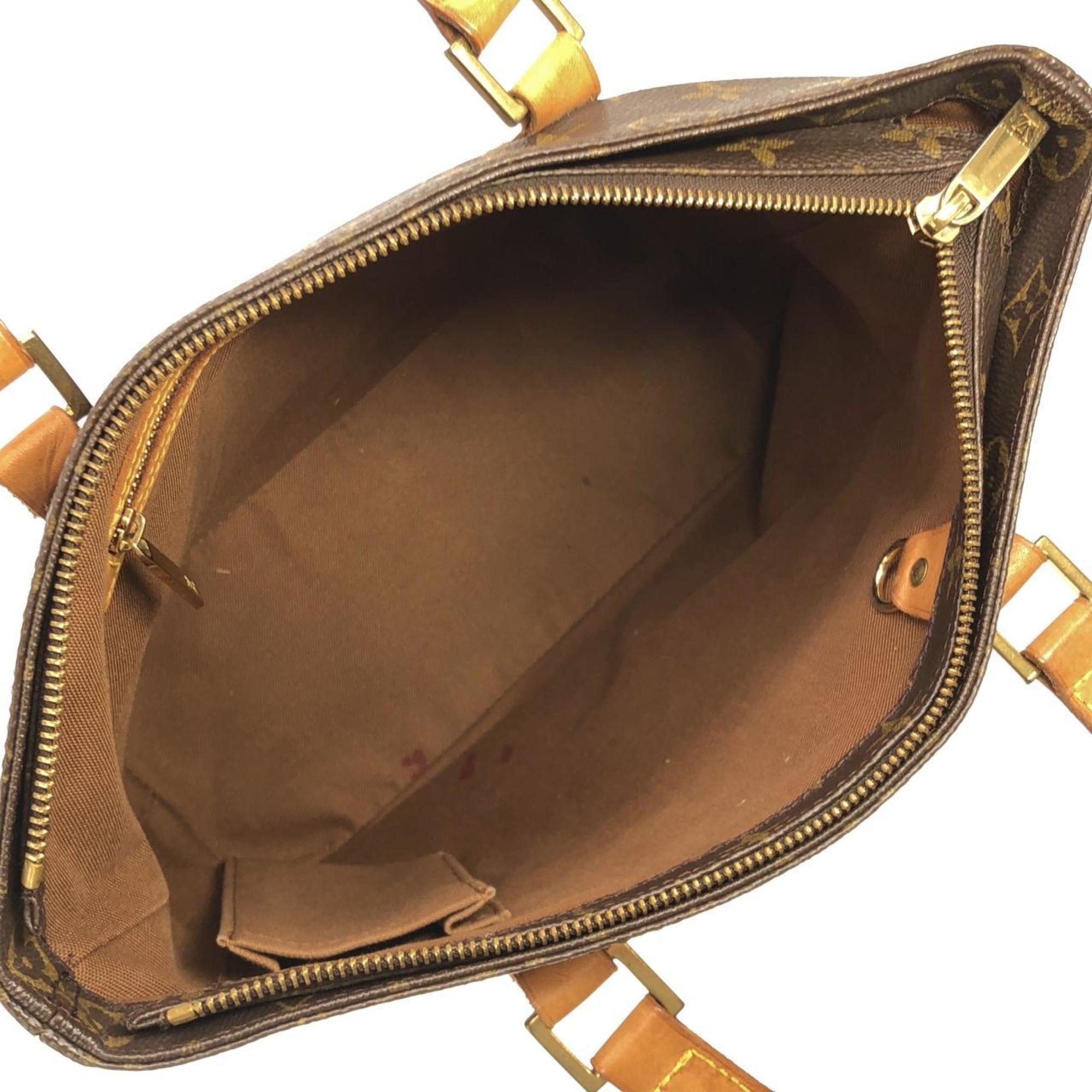 Louis Vuitton Marron Coated Canvas Handbag