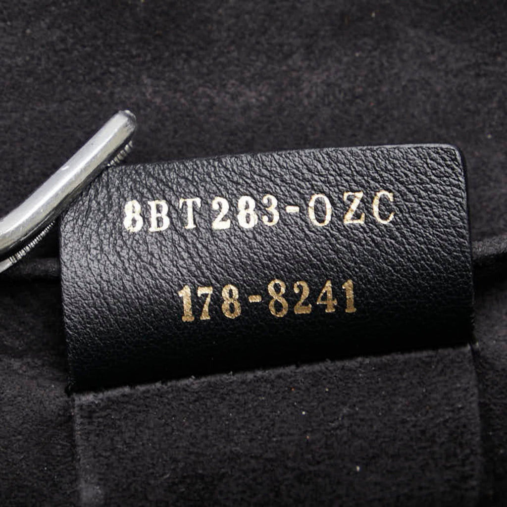 Fendi Black Leather Handbag Shoulder Bag