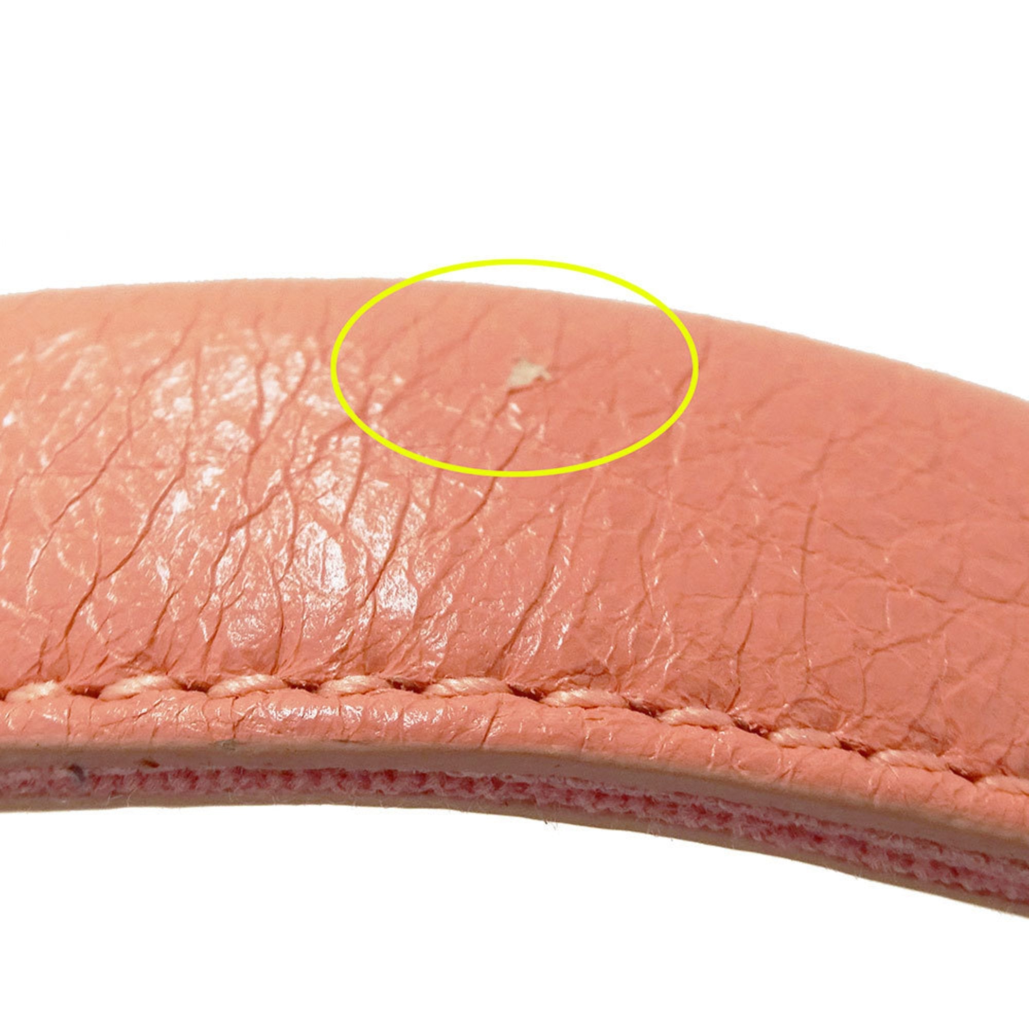 Balenciaga Salmon Pink Leather Handbag Shoulder