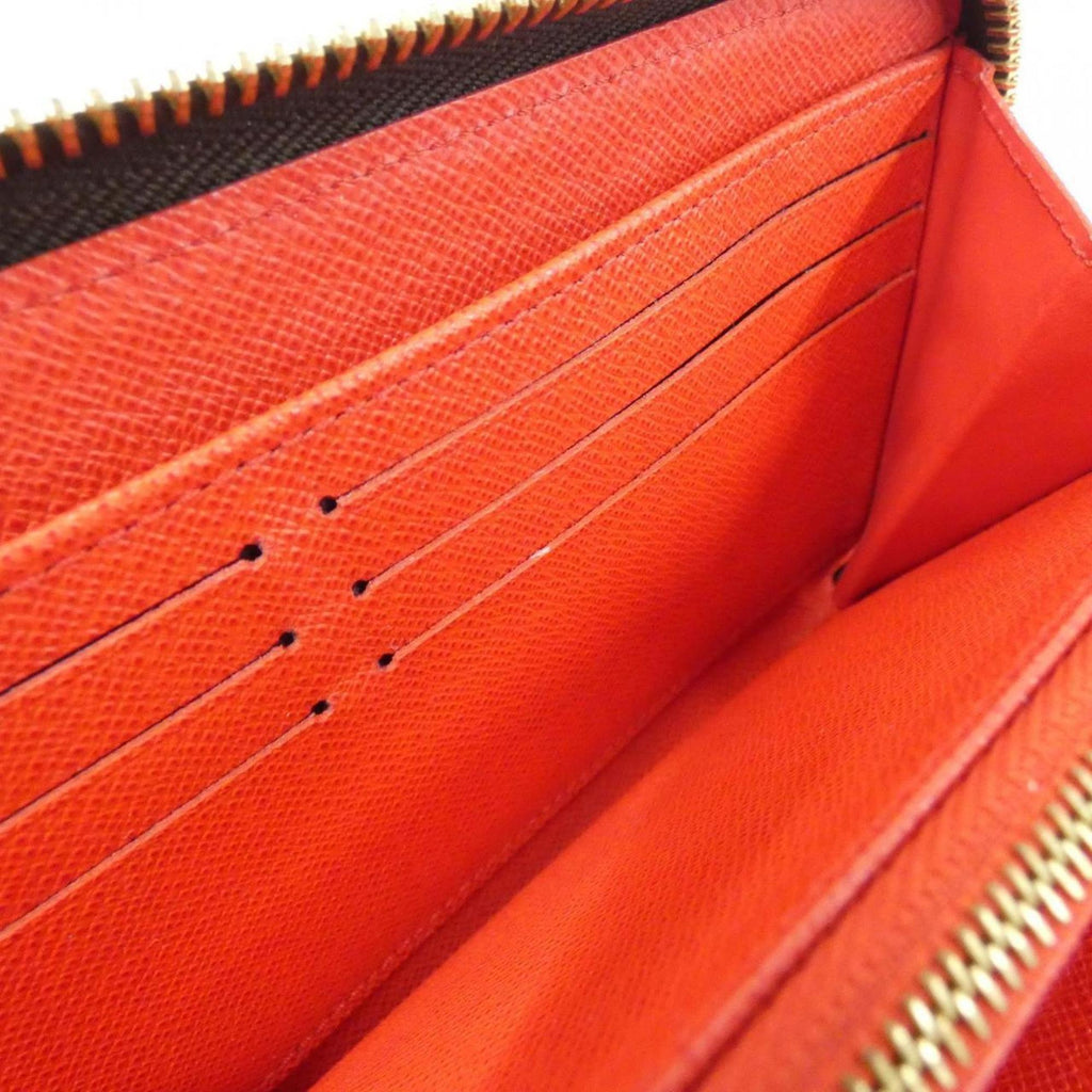 Louis Vuitton Coquelicots Marron Coated Canvas Long Wallet