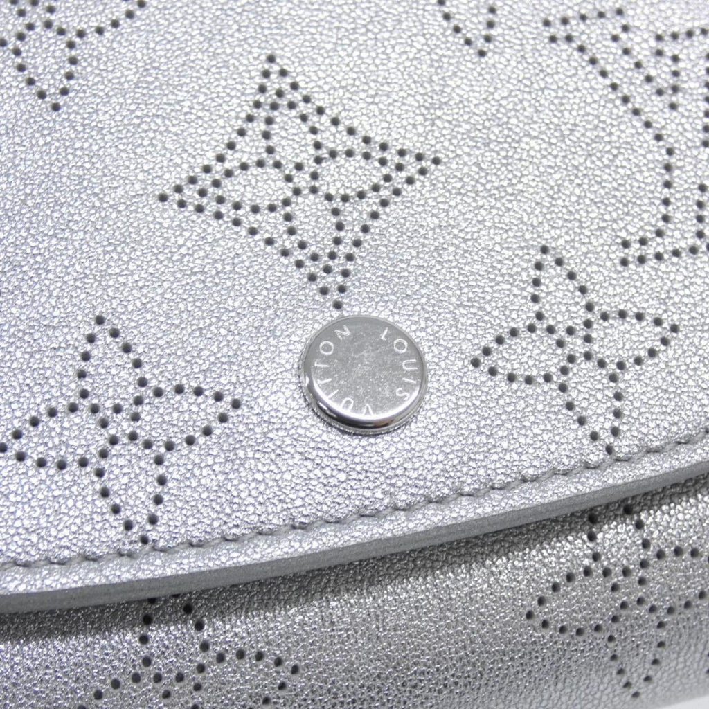 Louis Vuitton Mahina Silver Mahina Leather Wallet