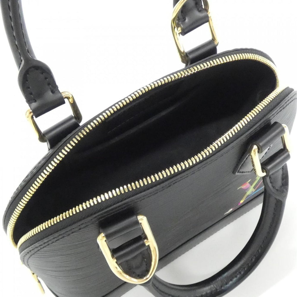 Louis Vuitton Black Leather Handbag