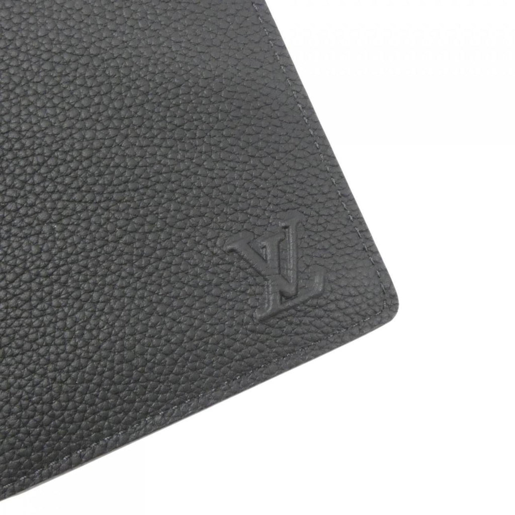 Louis Vuitton Black Leather Long Wallet