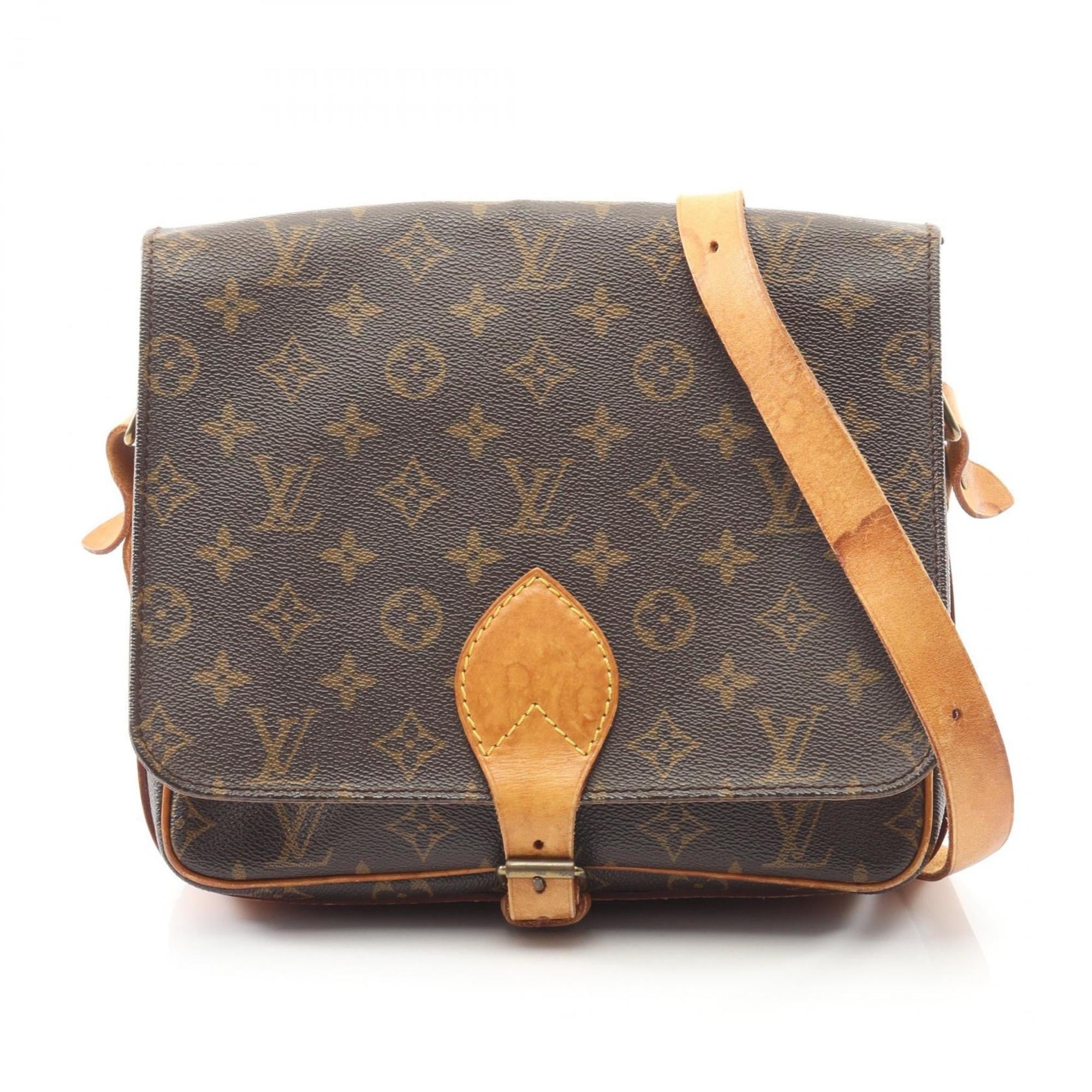 Louis Vuitton Brown Pvc Shoulder Bag