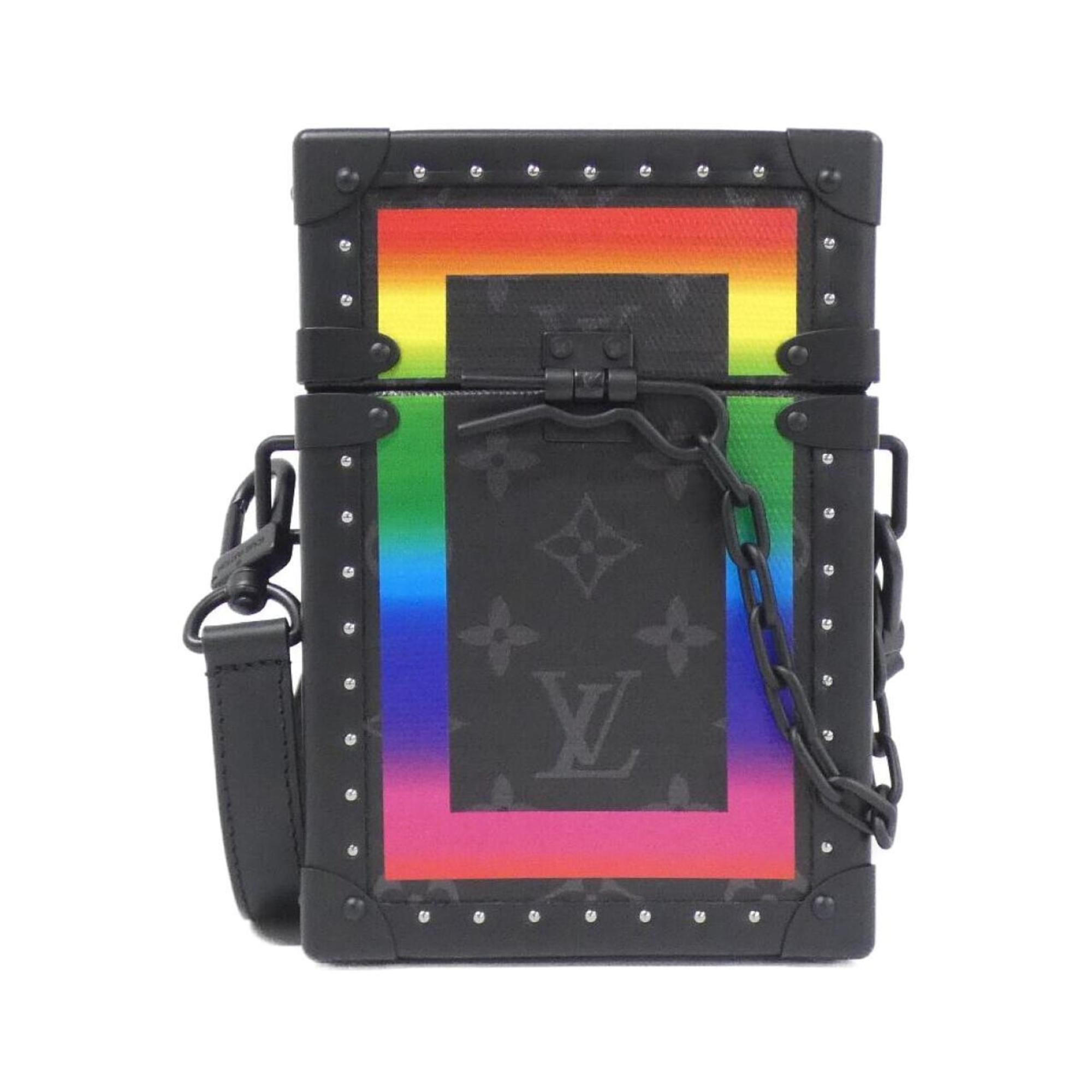 Louis Vuitton Black Coated Canvas Shoulder Bag