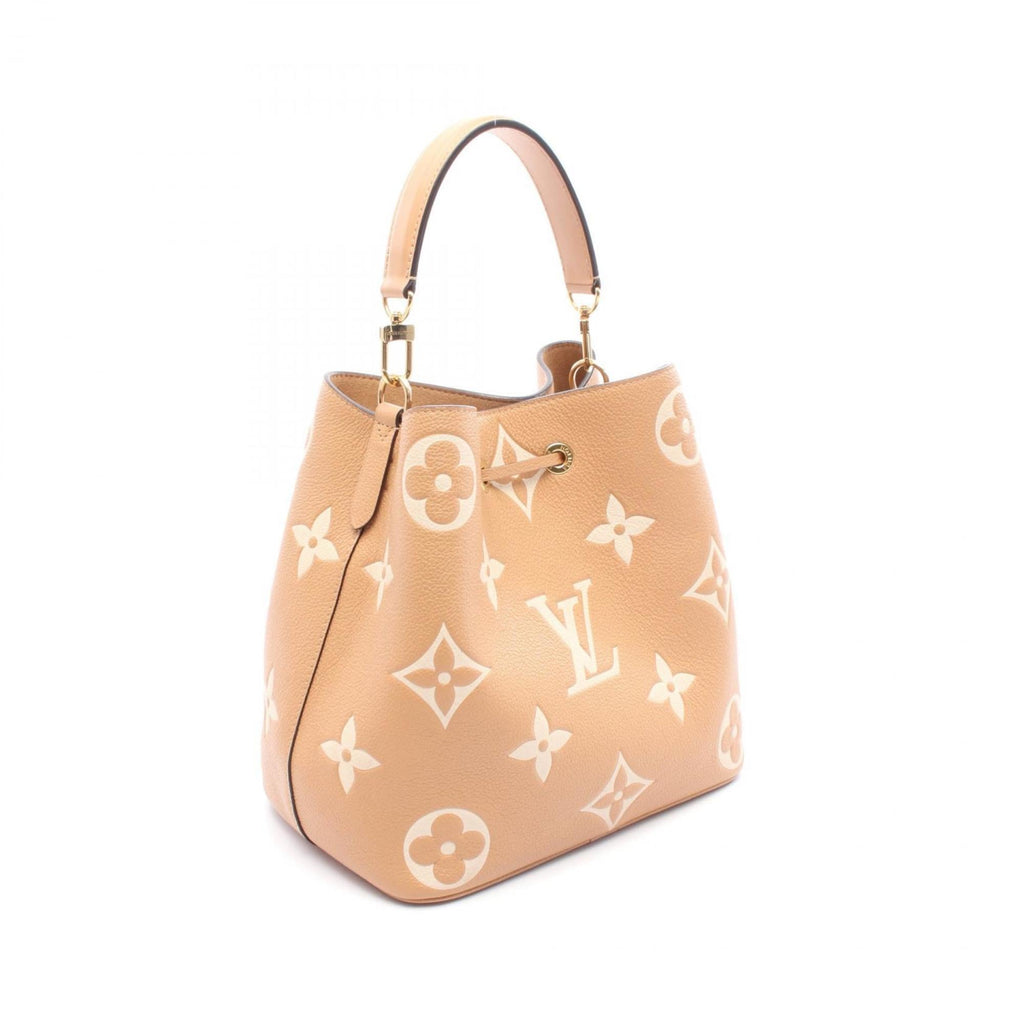Louis Vuitton Brown Ivory Monogram Empreinte Shoulder Bag