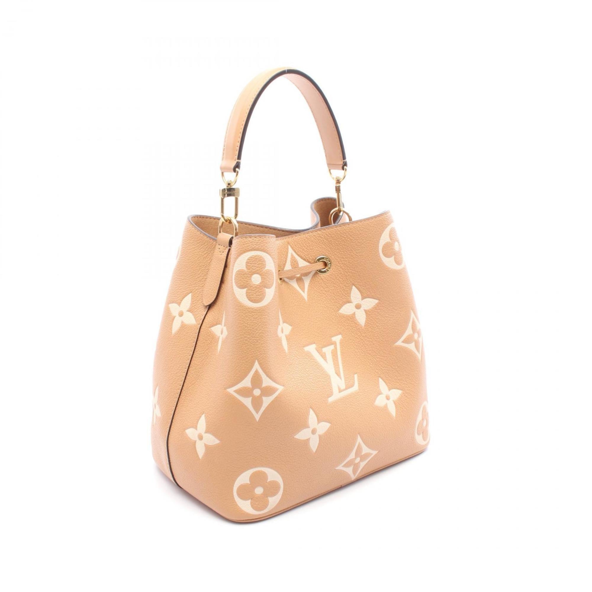 Louis Vuitton Brown Ivory Monogram Empreinte Shoulder Bag