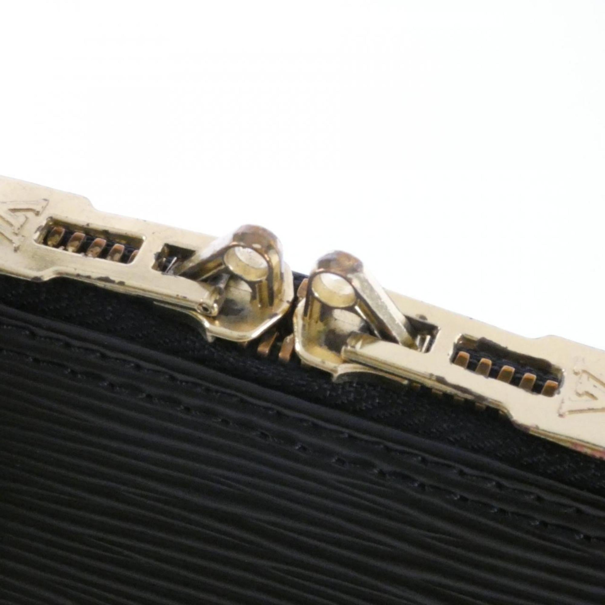 Louis Vuitton Black Leather Handbag