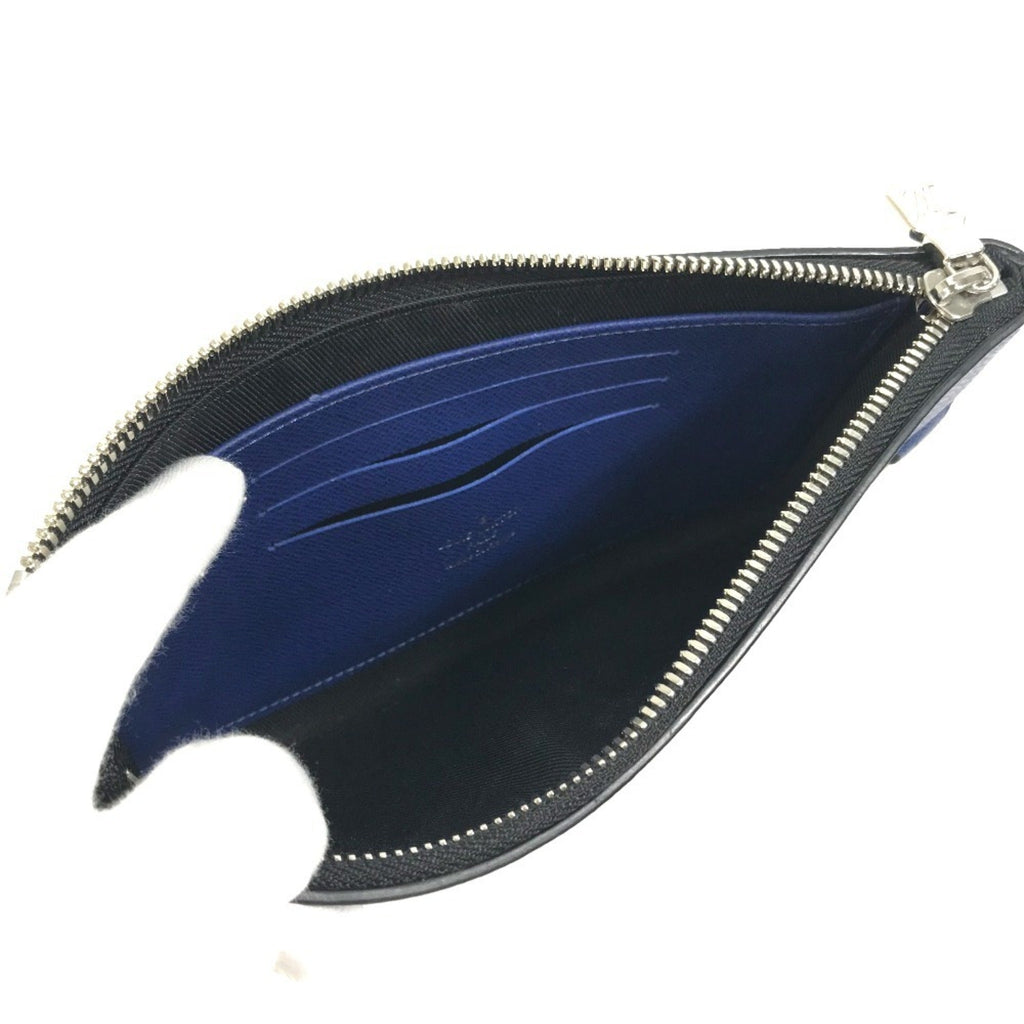 Louis Vuitton Blue Taigarama Clutch Bag Pochette Pouch