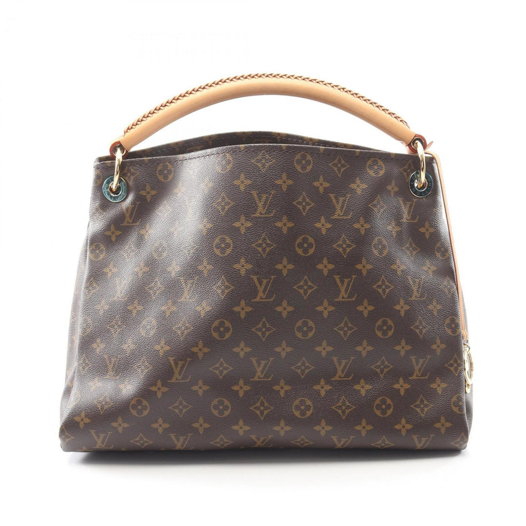 Louis Vuitton Brown Monogram Coated Canvas Leather Shoulder Bag