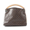 Louis Vuitton Brown Monogram Coated Canvas Leather Shoulder Bag