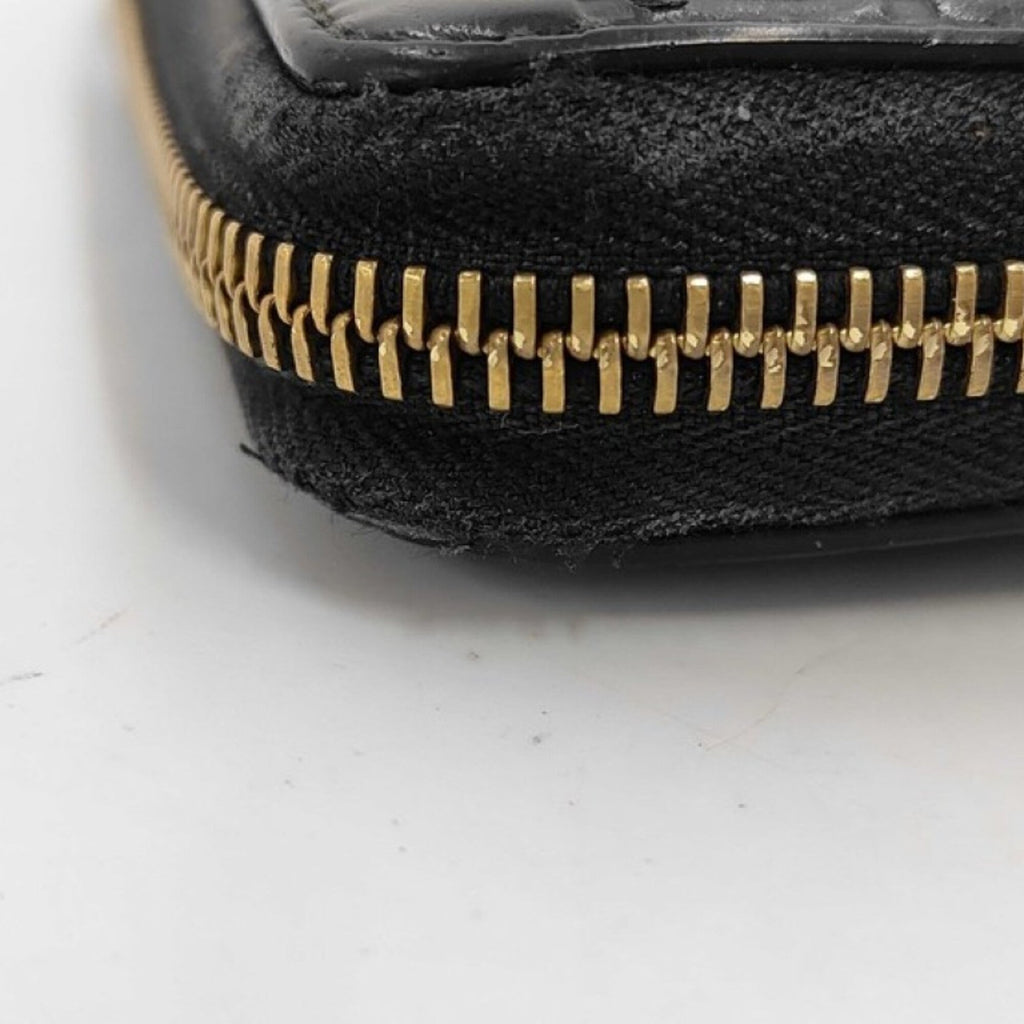 Gucci Black Leather Long Wallet (Bi-Fold) (Pre-Owned)