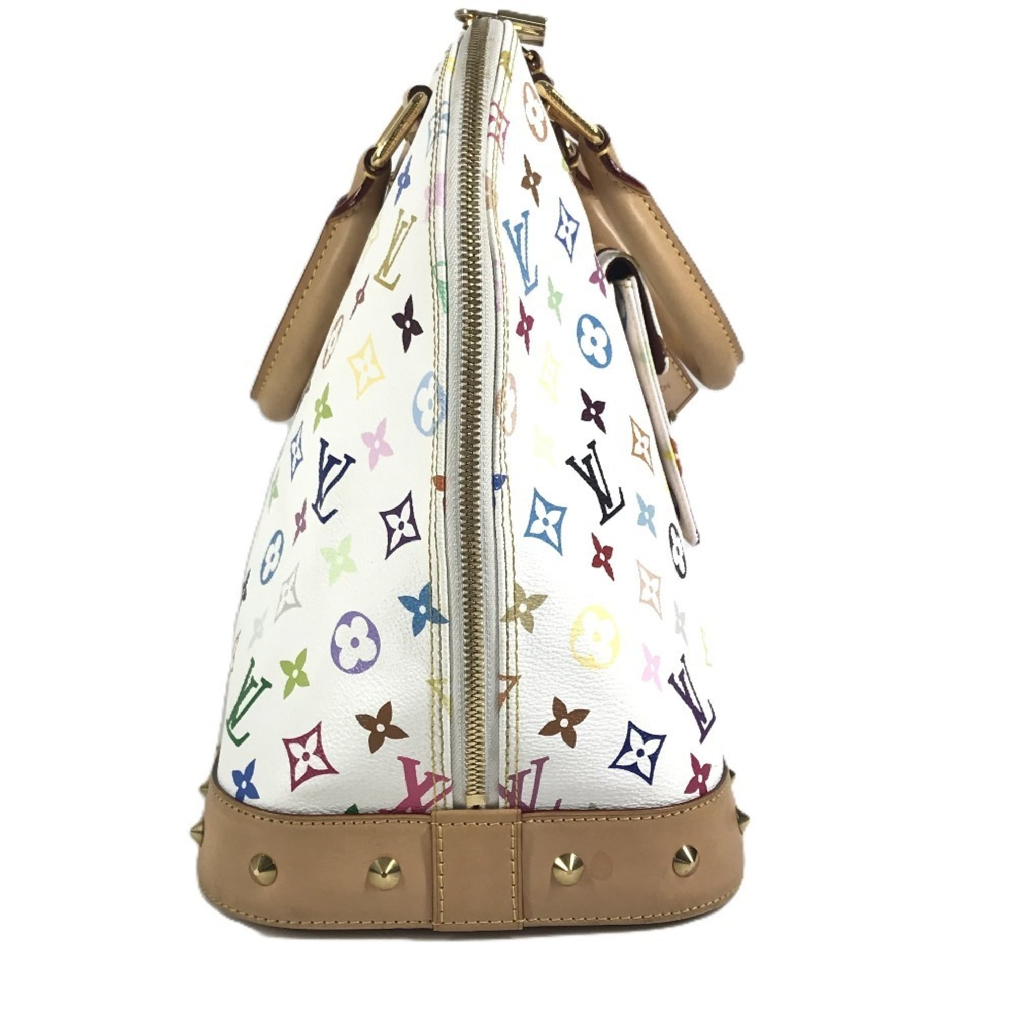 Louis Vuitton Blanc Monogram Multicolore Handbag Tote Bag