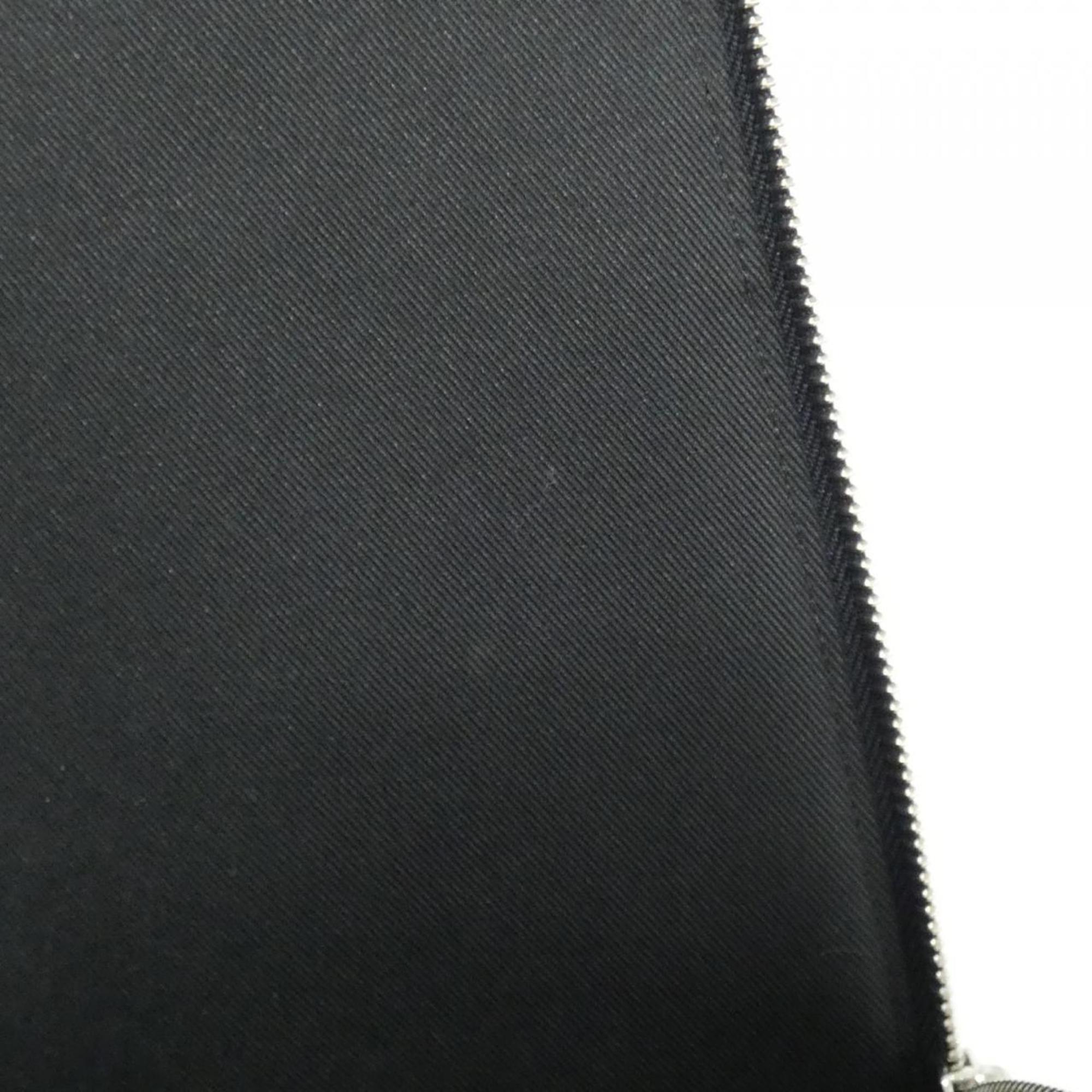 Louis Vuitton Black Cobalt Coated Canvas Handbag Pochette