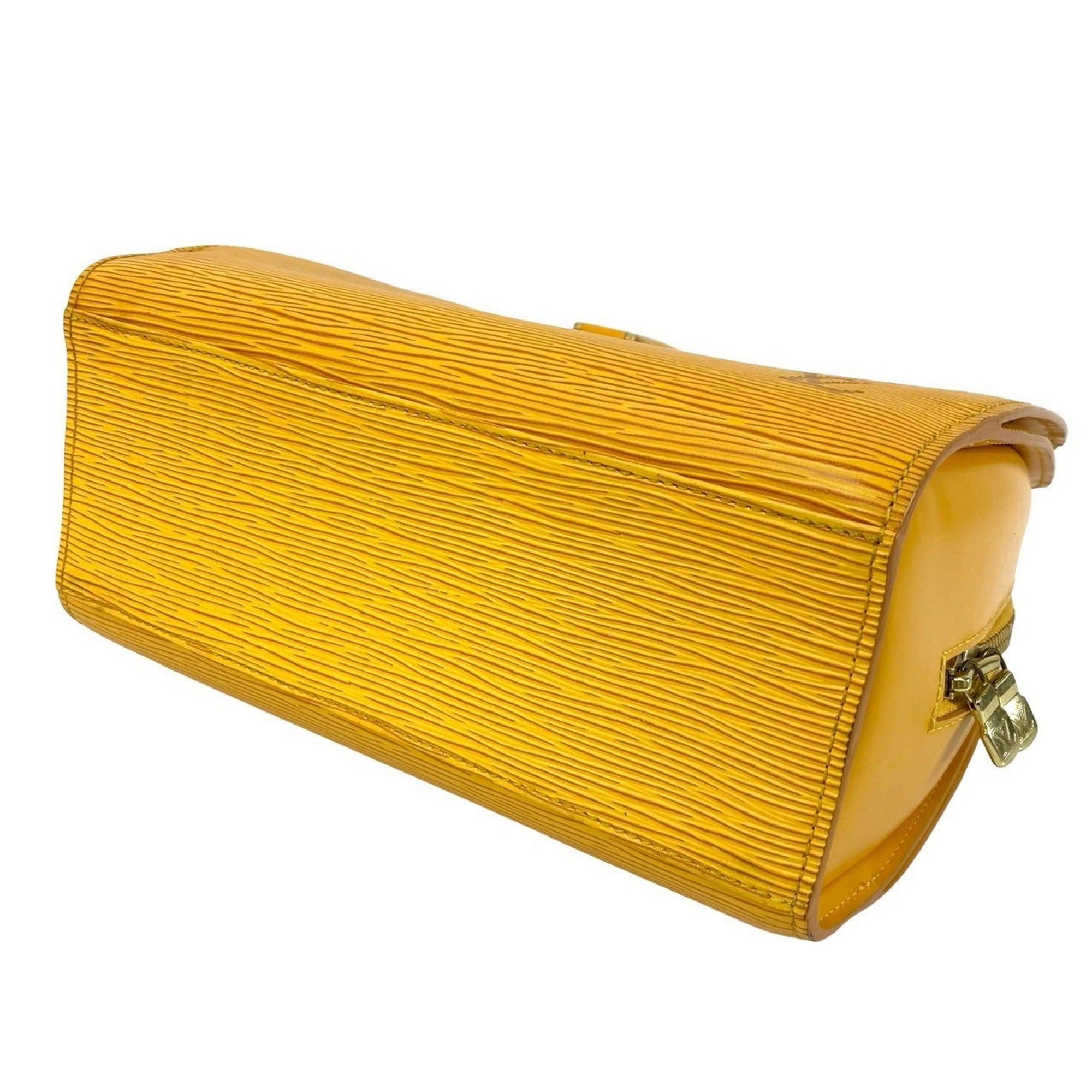 Louis Vuitton Yellow Epi Leather Handbag