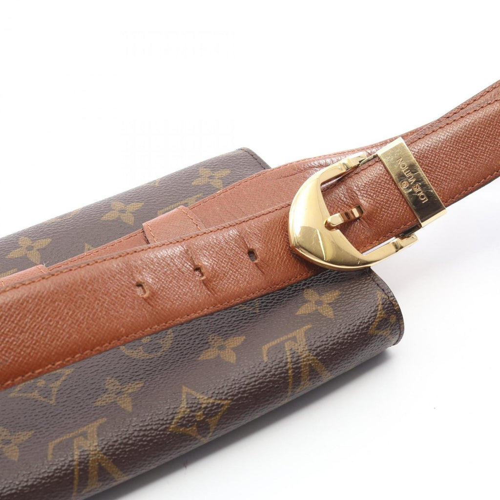 Louis Vuitton Brown Monogram Coated Canvas Leather Fanny Pack Sling Bag