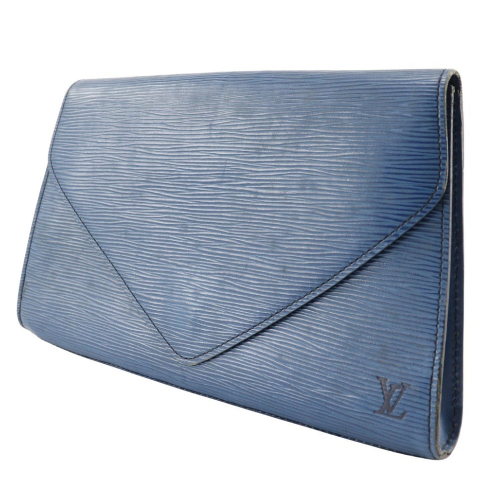 Louis Vuitton Blue Toledo Blue Epi Leather Clutch Bag