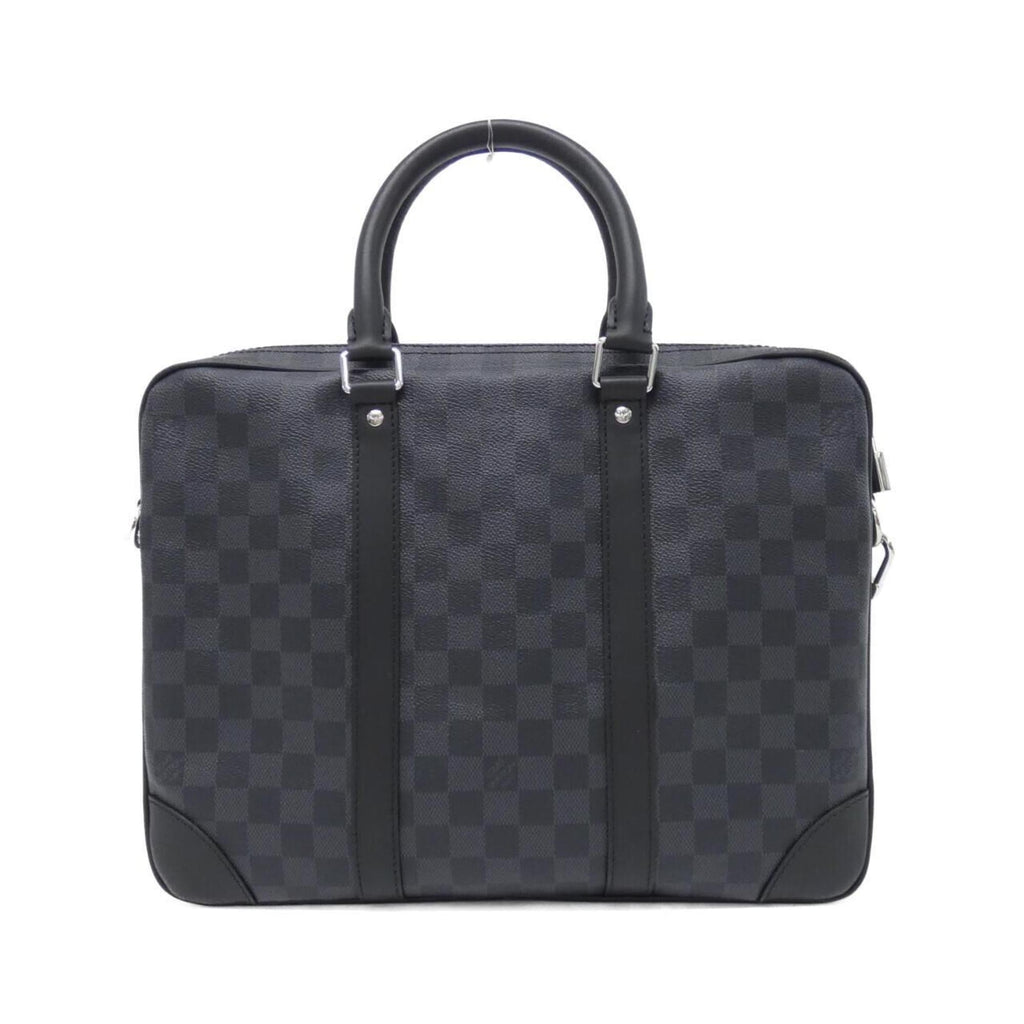 Louis Vuitton Graphite Coated Canvas Handbag