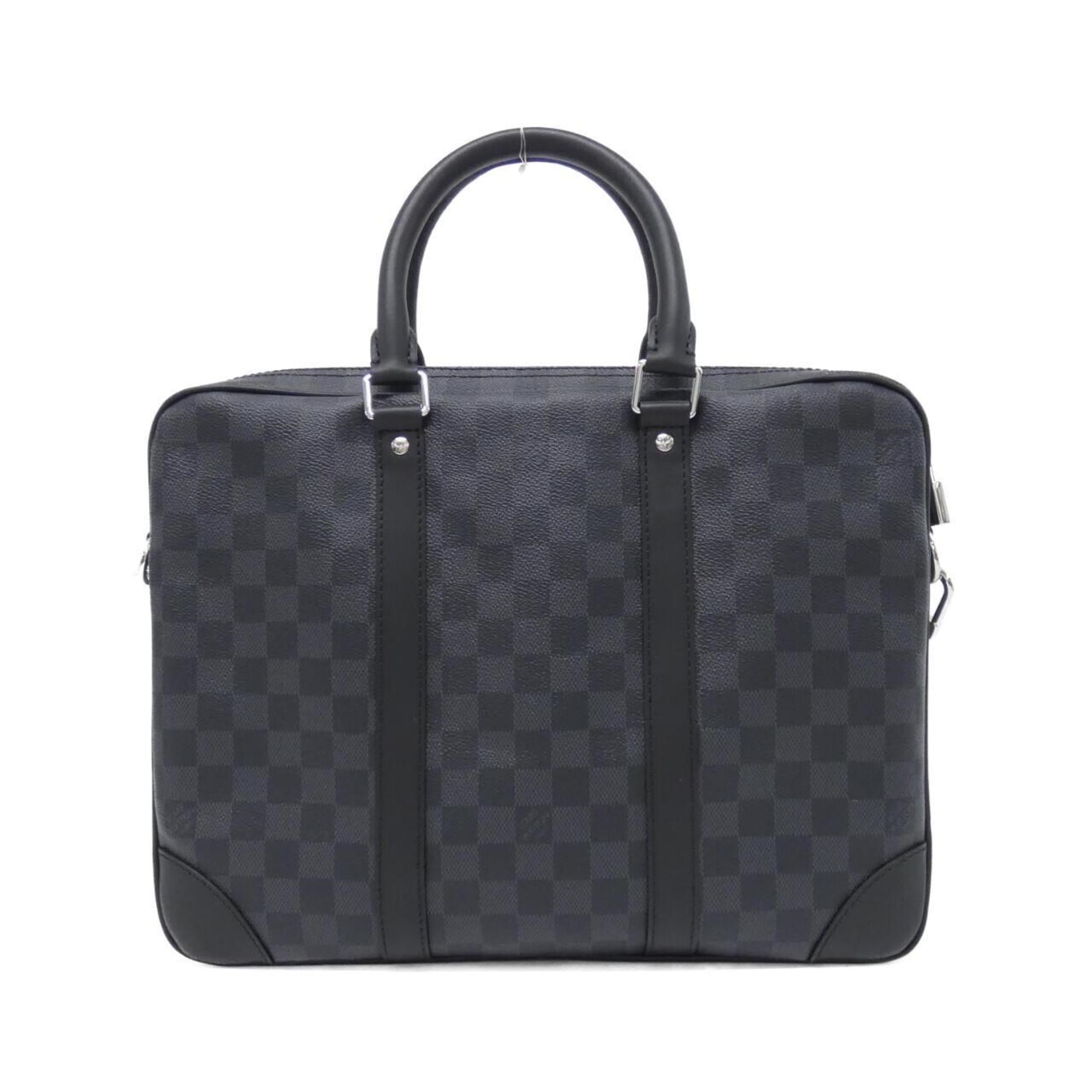 Louis Vuitton Graphite Coated Canvas Handbag
