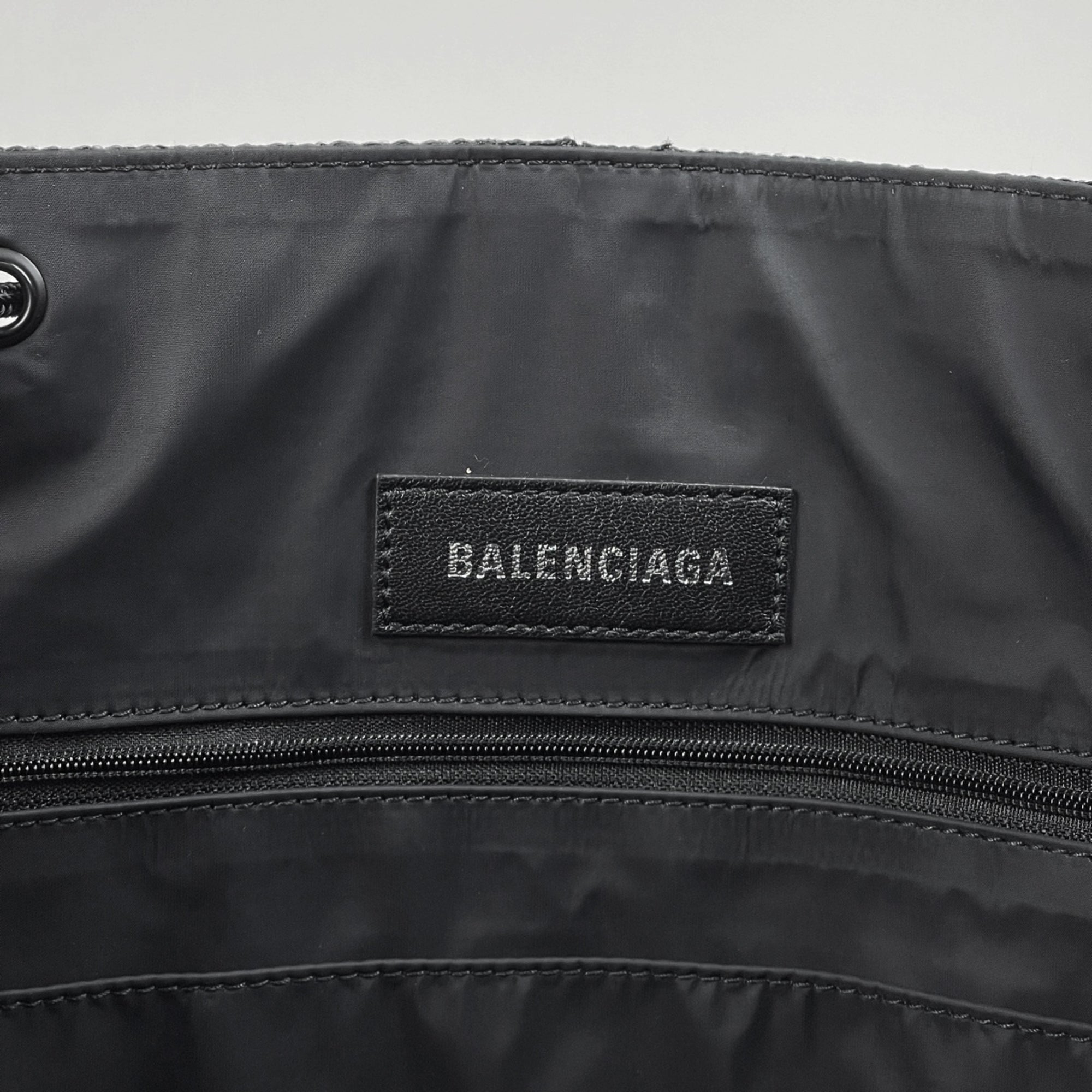 Balenciaga Black Nylon Tote