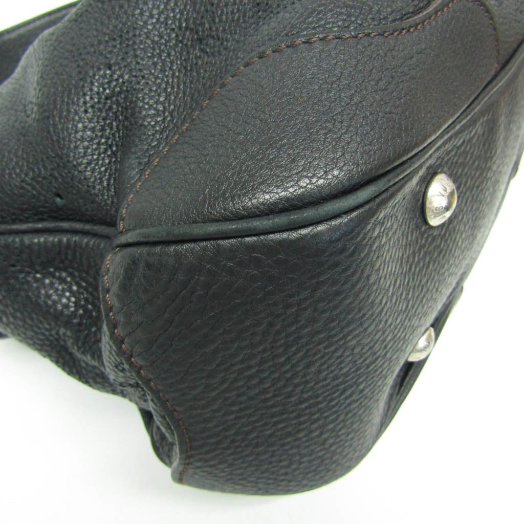 Louis Vuitton Mahina Noir Mahina Leather Shoulder Bag