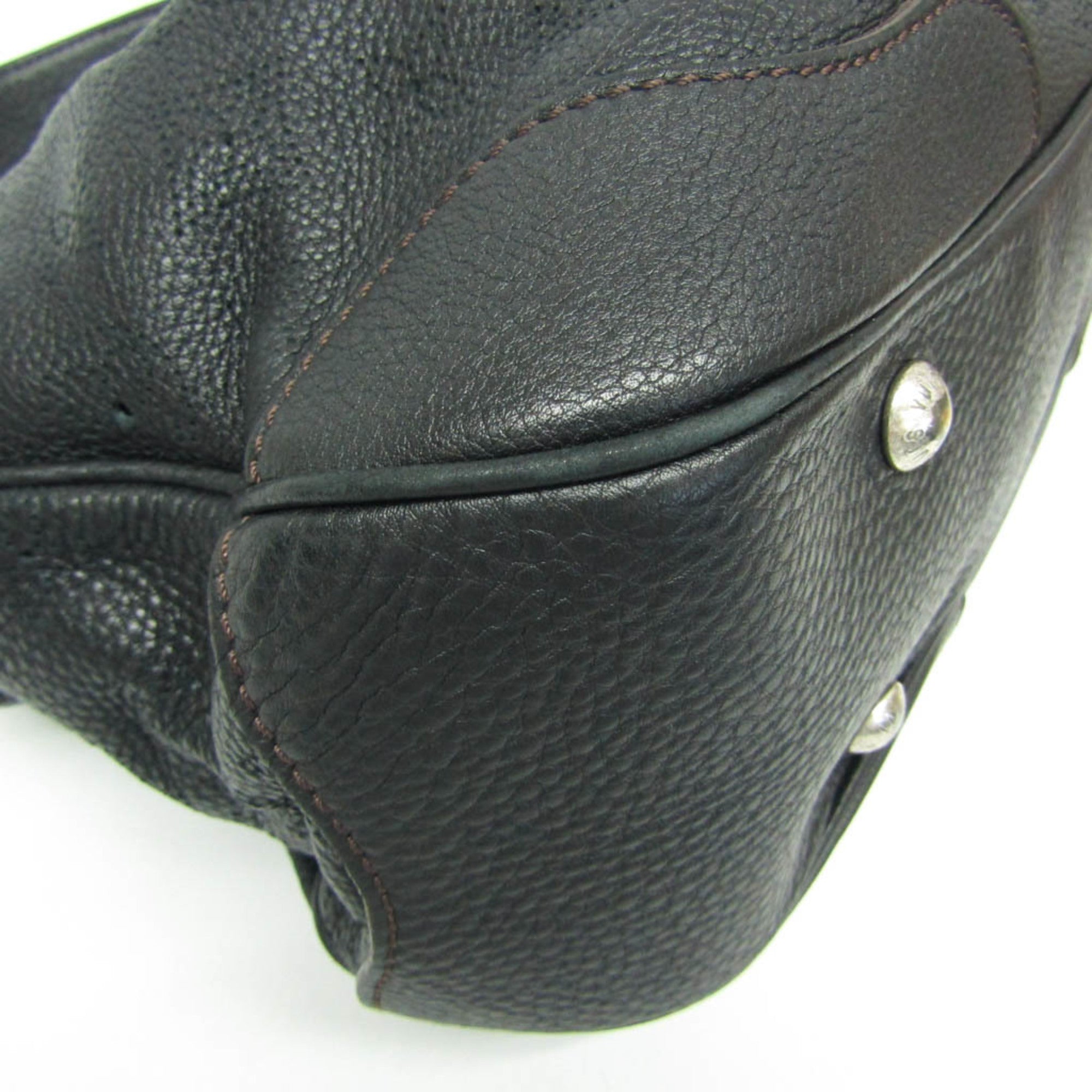 Louis Vuitton Mahina Noir Mahina Leather Shoulder Bag