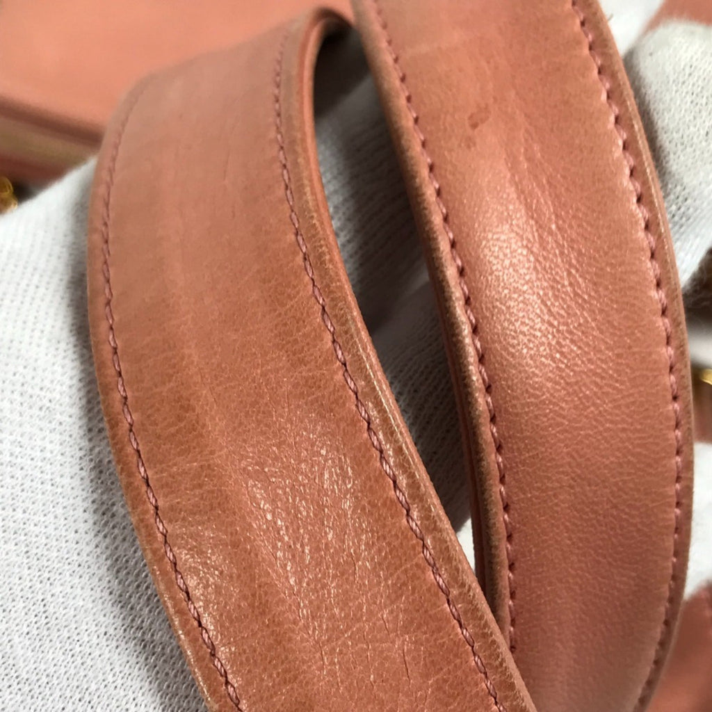 Chanel Pink Leather Shoulder Bag Tote Bag