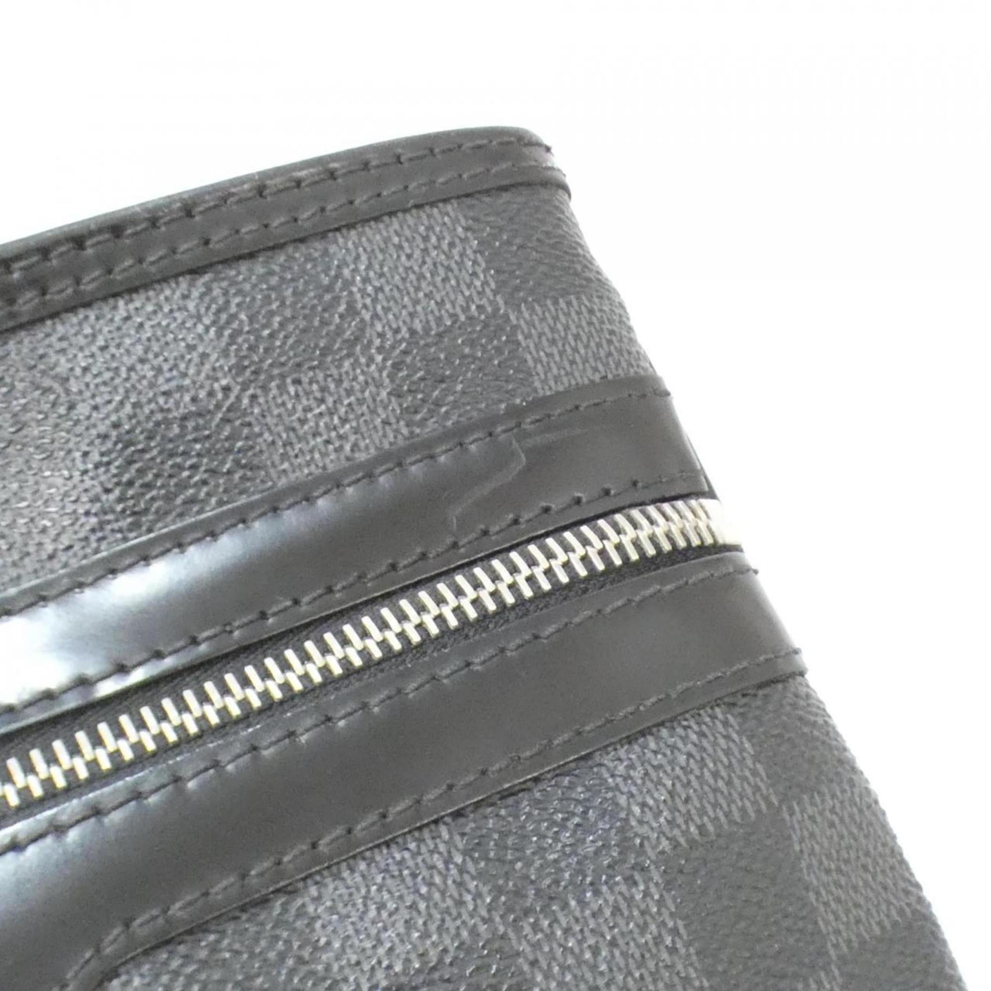 Louis Vuitton Graphite Coated Canvas Shoulder Bag