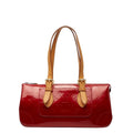 Louis Vuitton Pomme D'amour Red Color Patent Leather Handbag