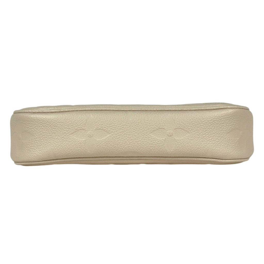 Louis Vuitton White Monogram Empreinte Shoulder Bag