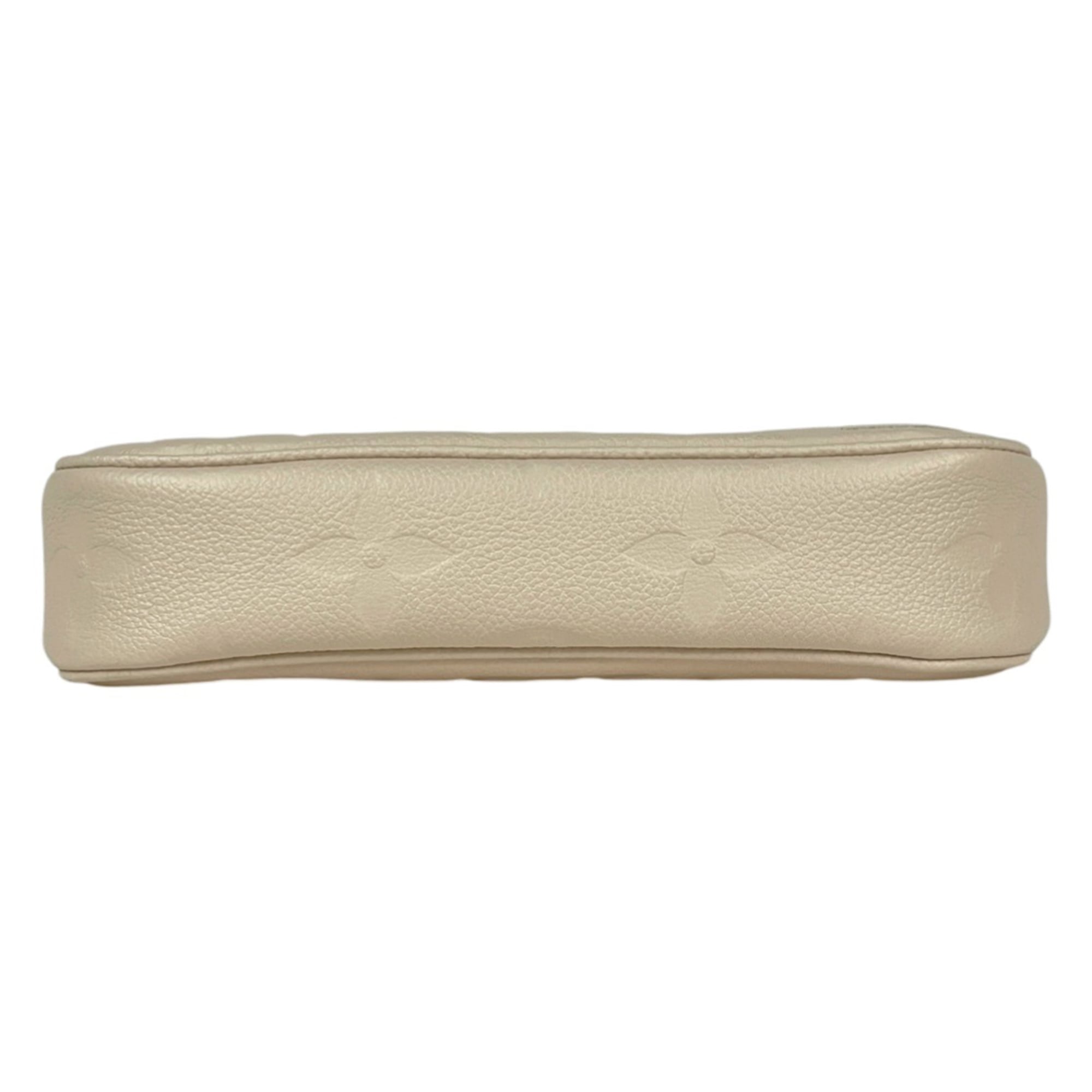 Louis Vuitton White Monogram Empreinte Shoulder Bag