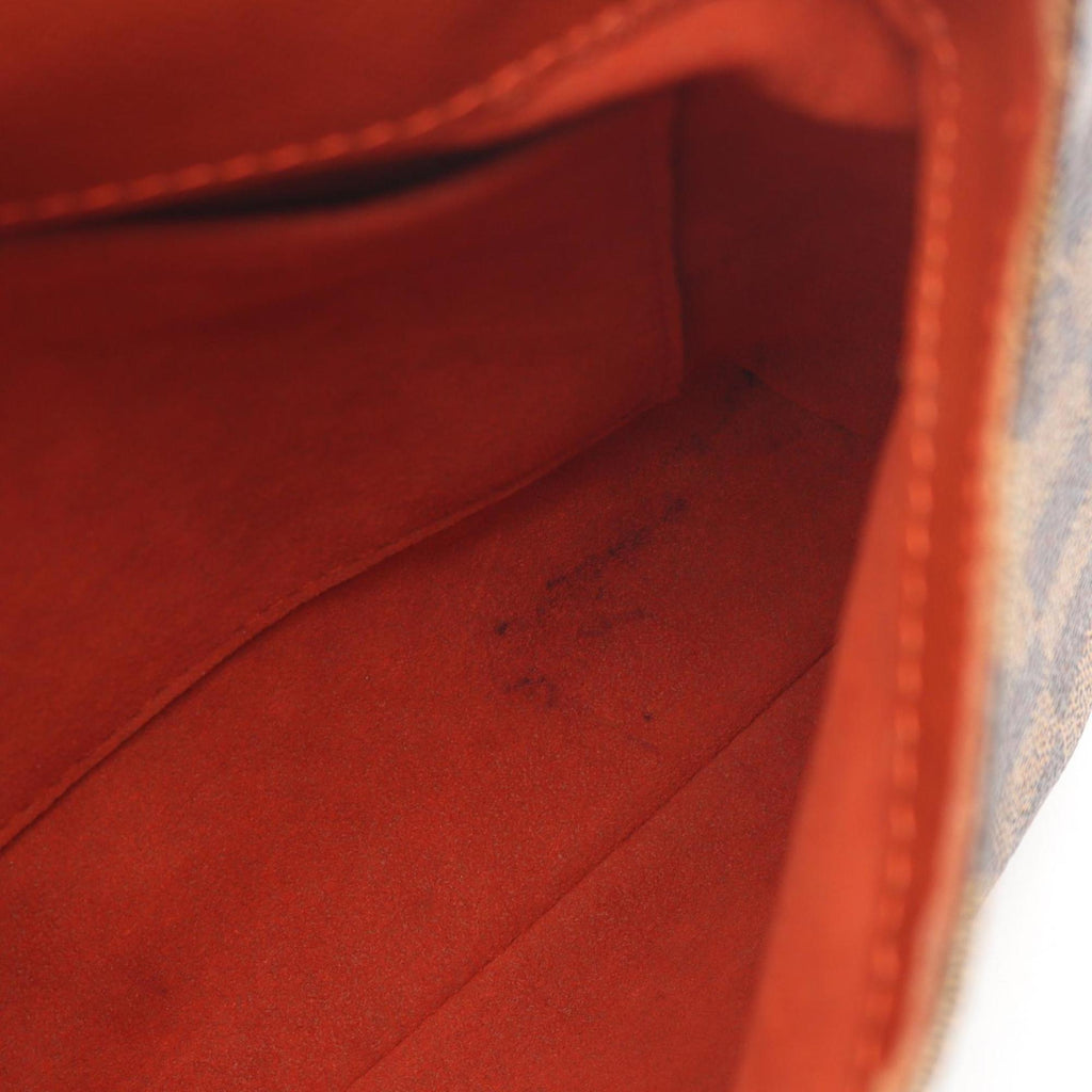 Louis Vuitton Brown Ebene Coated Canvas Leather Shoulder Bag