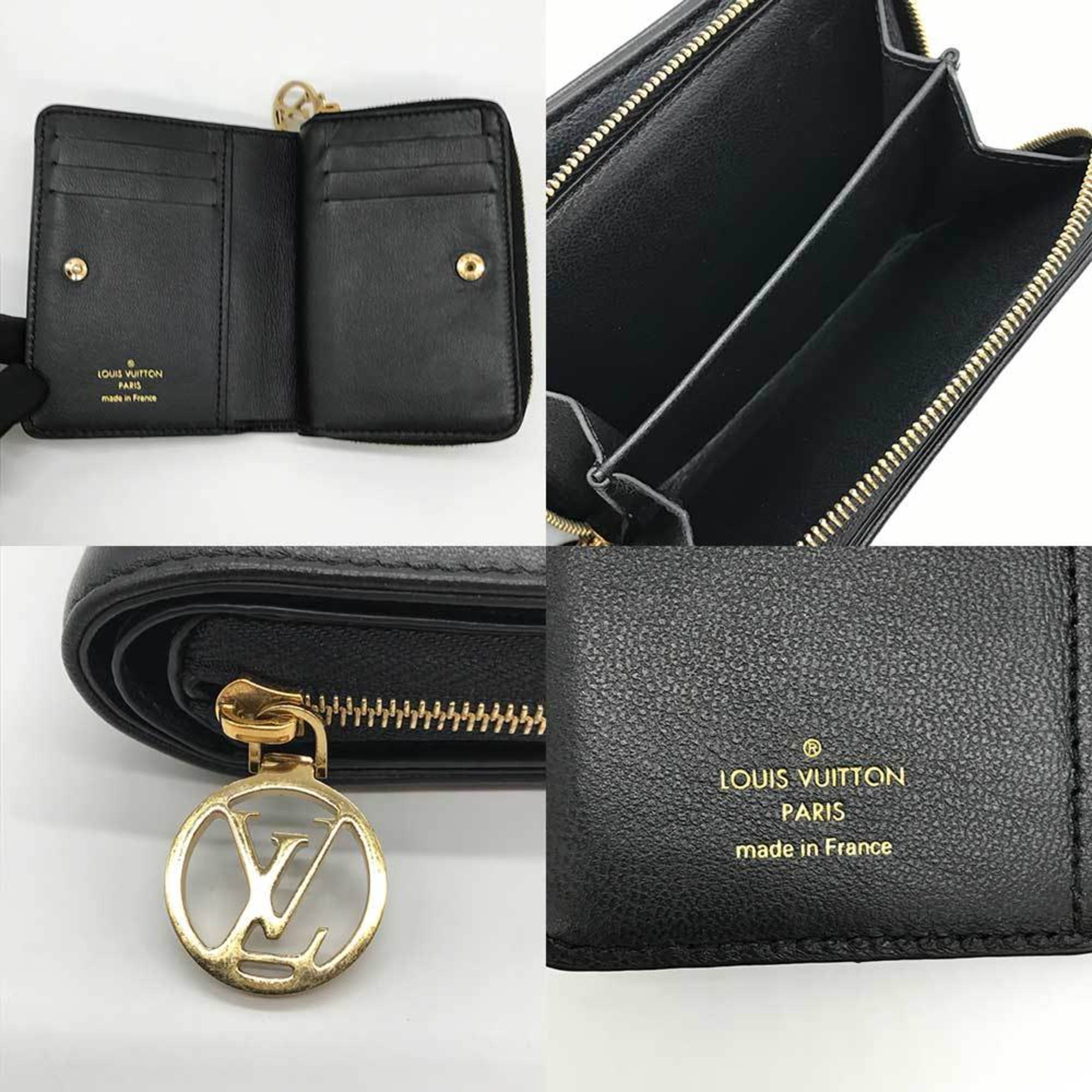 Louis Vuitton Black Monogram Mat Wallet
