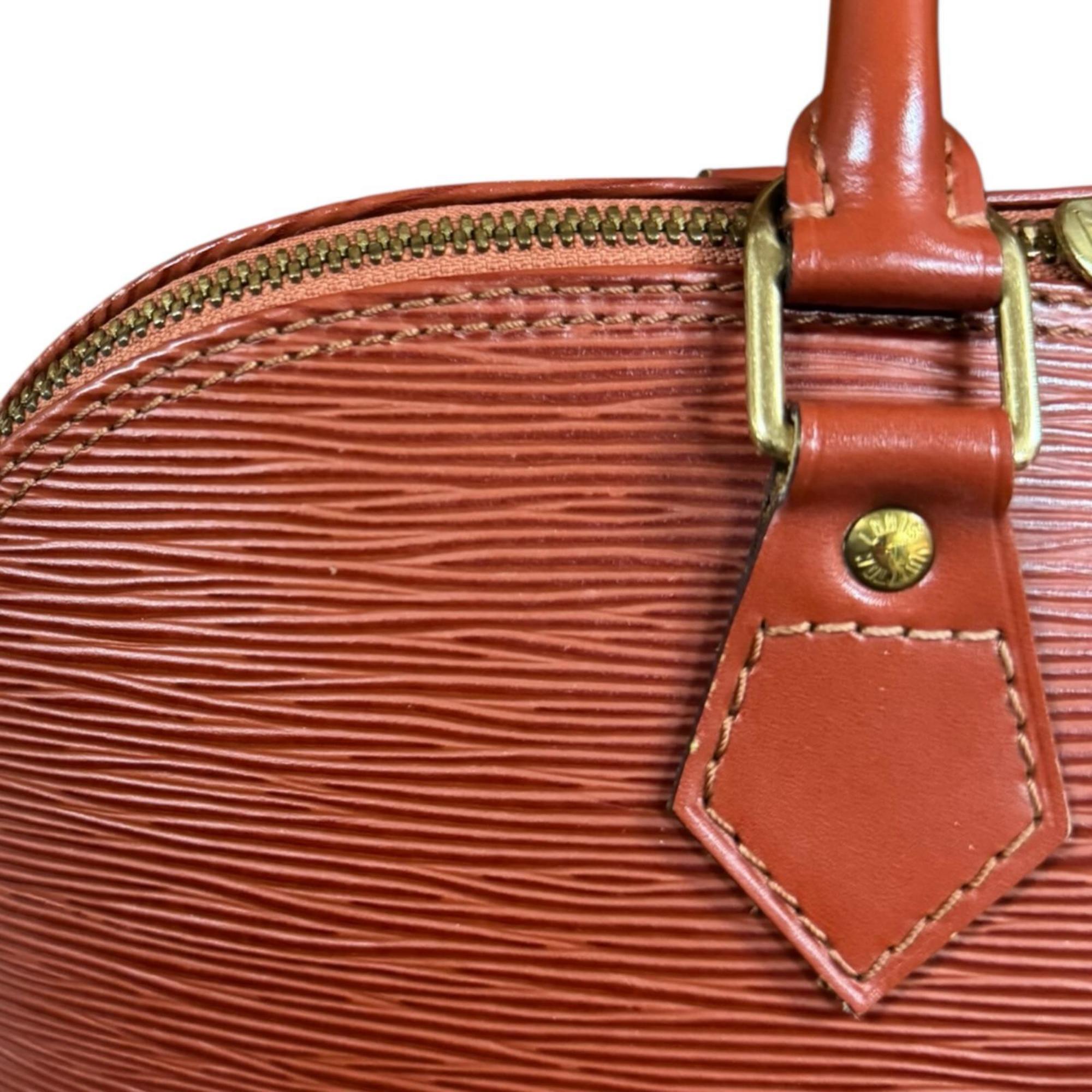 Louis Vuitton Brown Kenyan Brown Epi Leather Handbag