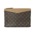 Louis Vuitton Brown Coated Canvas Handbag Pouch
