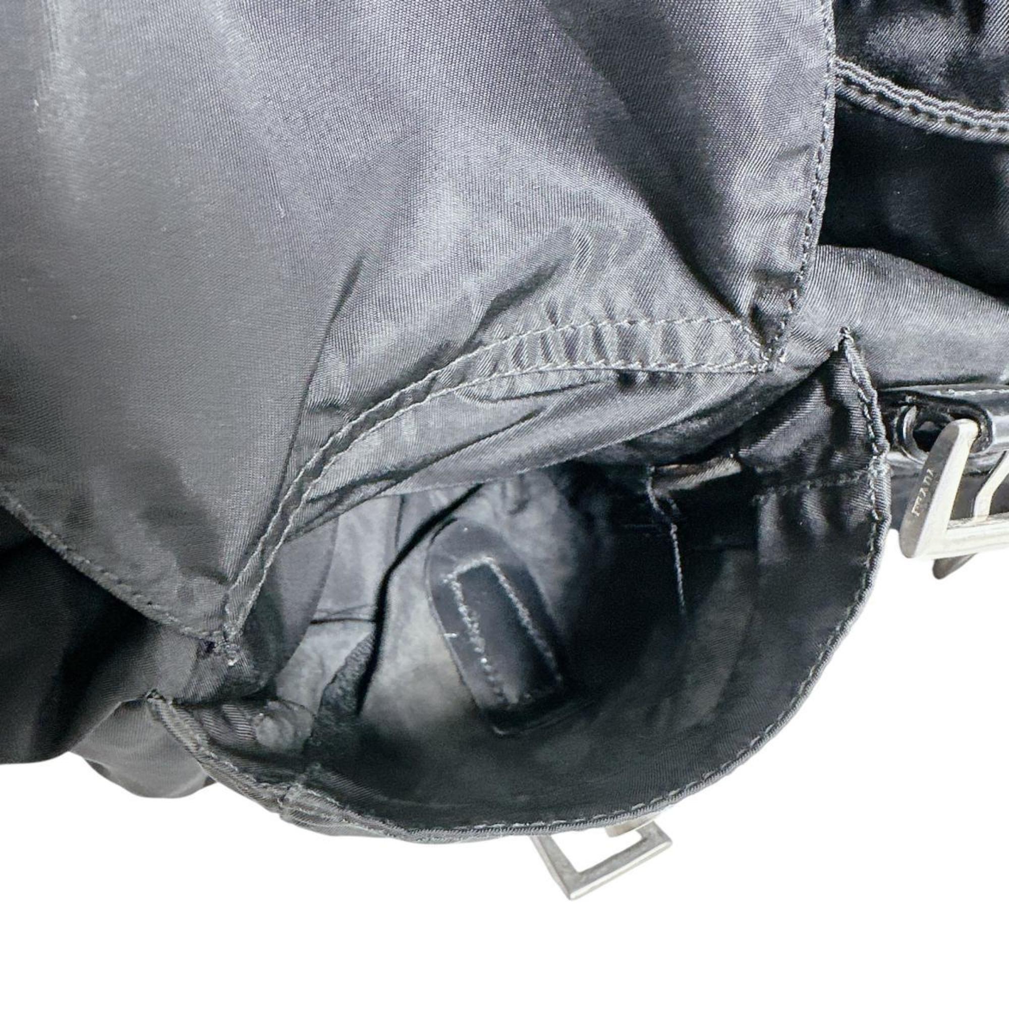 Prada Black Nylon Backpack