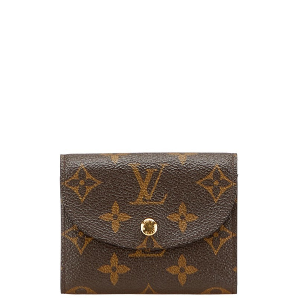 Louis Vuitton Monogram Brown Pvc Leather Wallet (Tri-Fold)