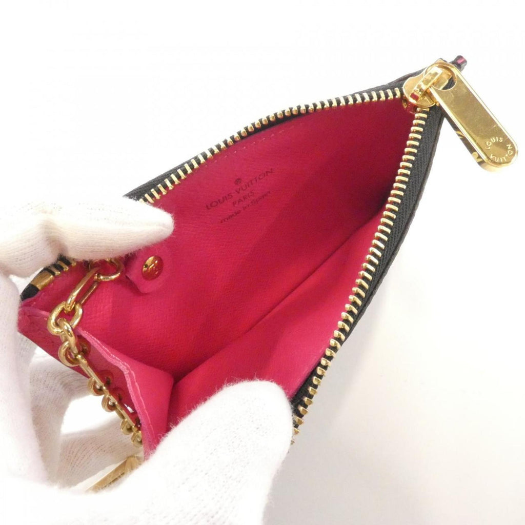 Louis Vuitton Black Multi-Color Coated Canvas Coin Purse/Coin Case