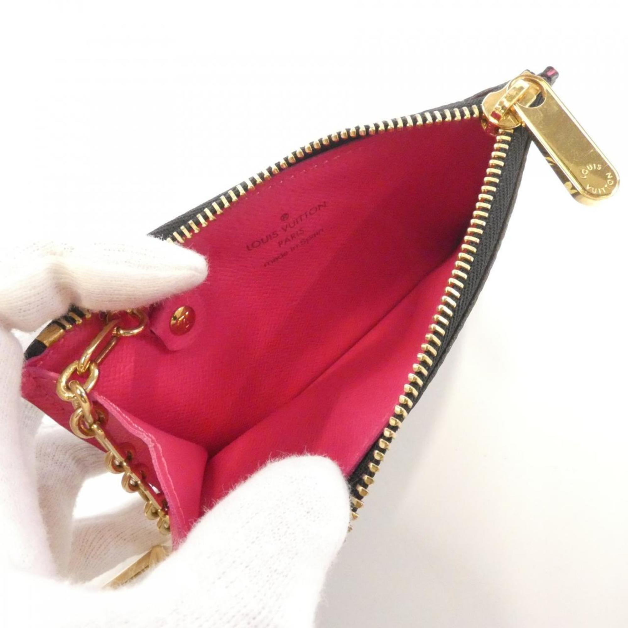 Louis Vuitton Black Multi-Color Coated Canvas Coin Purse/Coin Case
