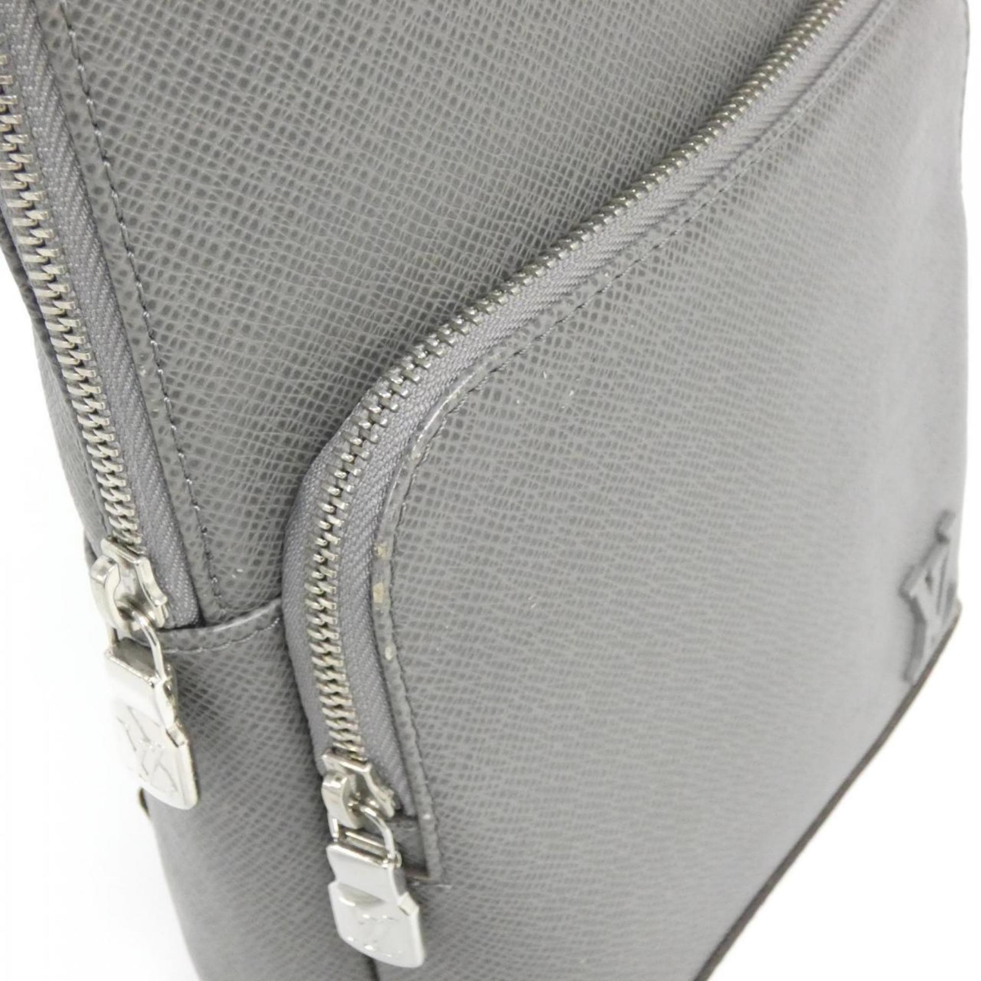 Louis Vuitton Taiga Gris Leather Handbag