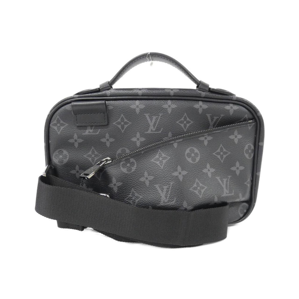 Louis Vuitton Black Coated Canvas Shoulder Bag