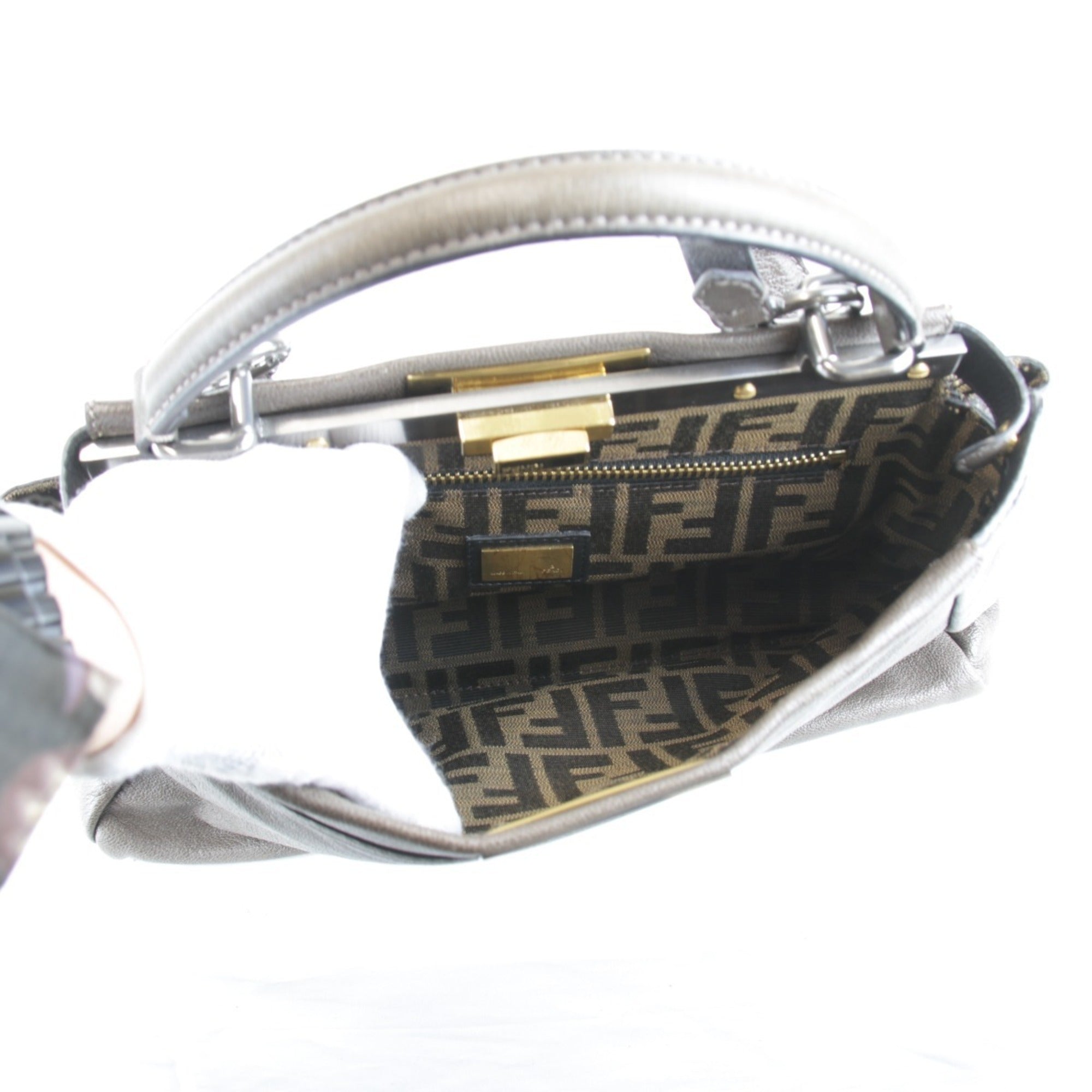 Fendi Brown Leather Handbag