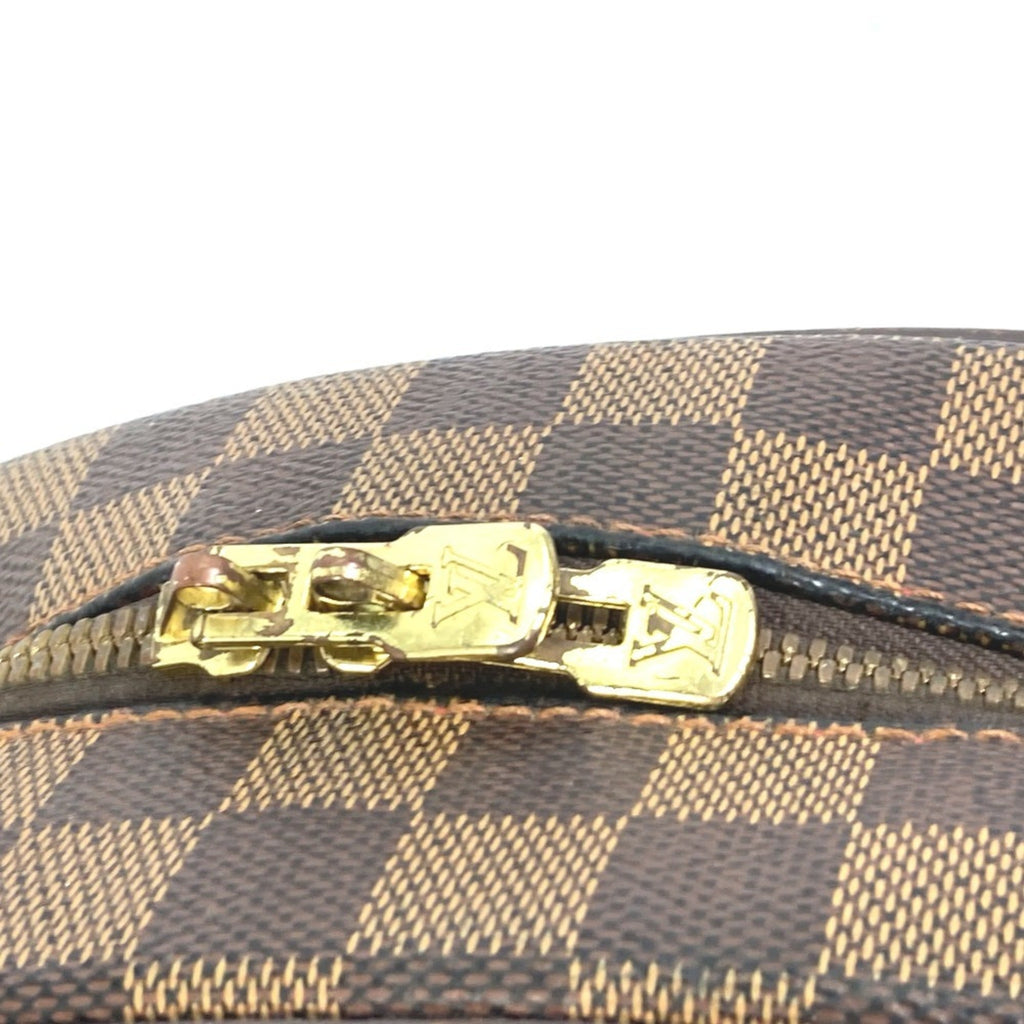 Louis Vuitton Damier Brown Ebene Damier Canvas Boston Bag Handbag Shoulder Bag