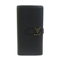 Louis Vuitton Black Leather Long Wallet
