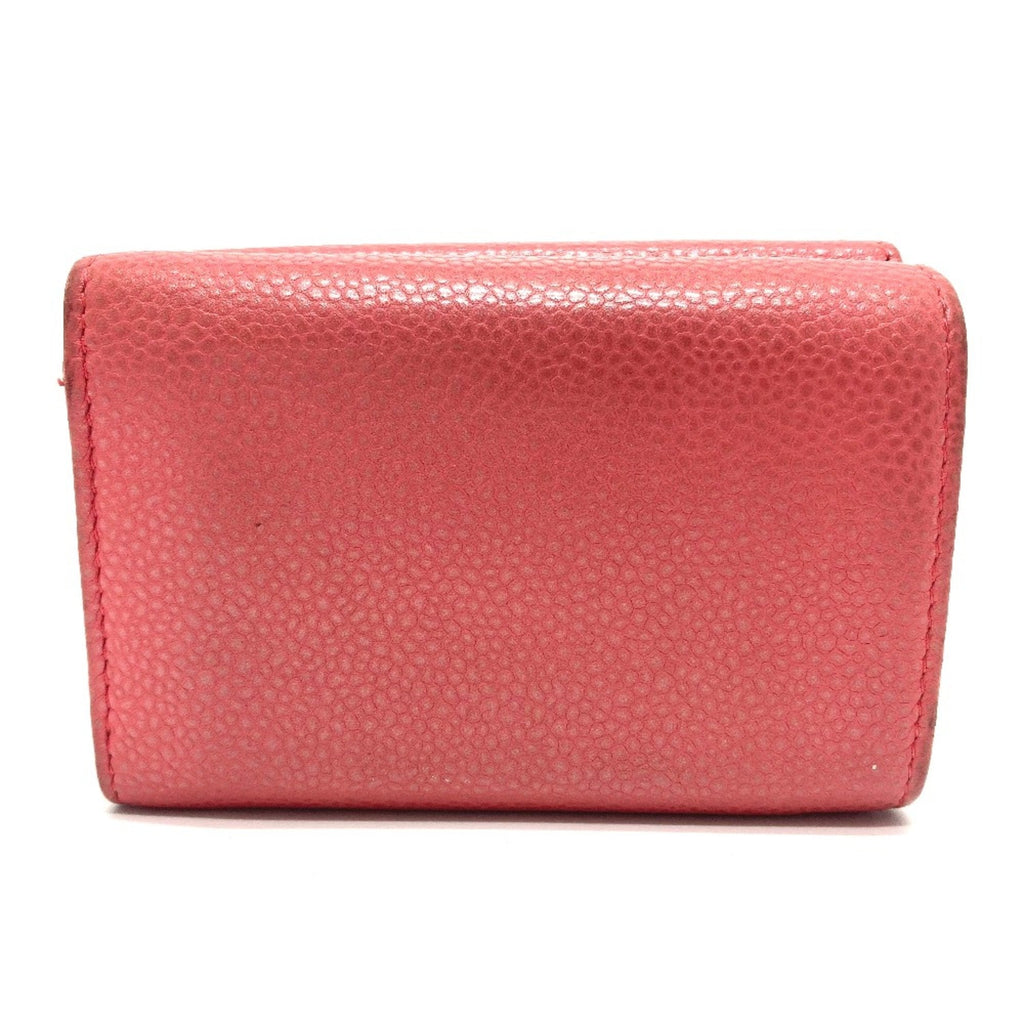 Chanel Pink Leather Wallet (Tri-Fold)